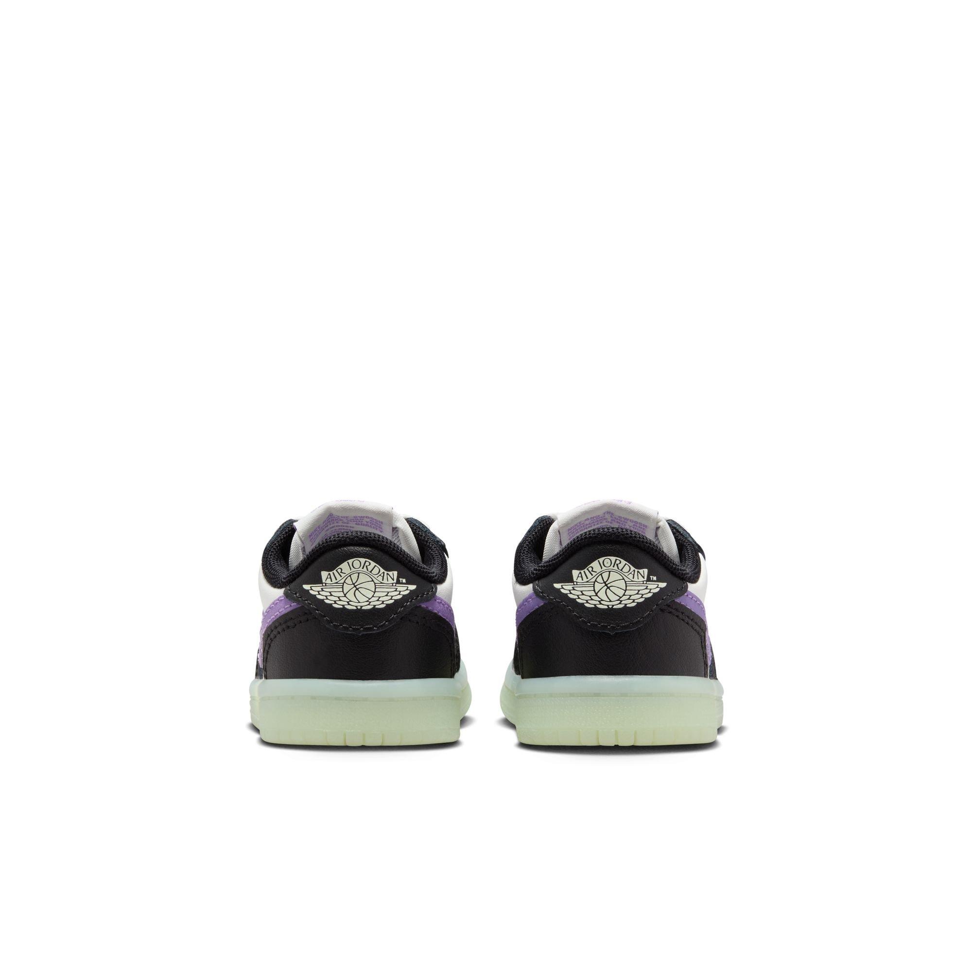 Jordan 1 Retro Low OG "Black Raspberry" Toddler Kids' Shoe