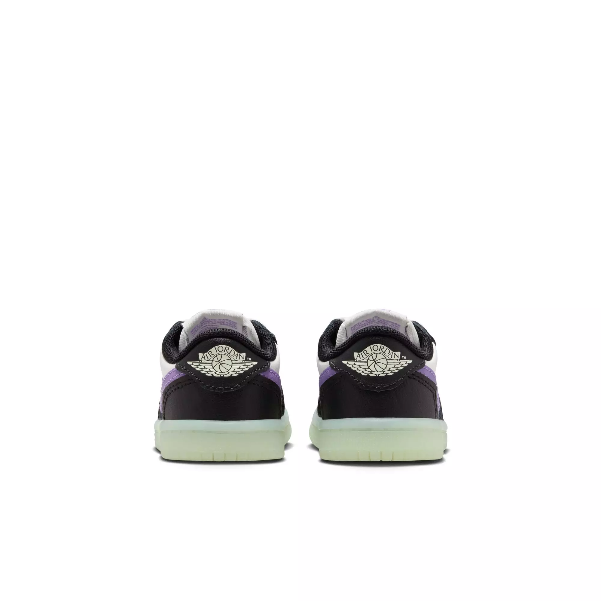 Jordan 1 Retro Low OG "Black Raspberry" Toddler Kids' Shoe - BLACK/BLACK RASPBERRY/VOLT TINT