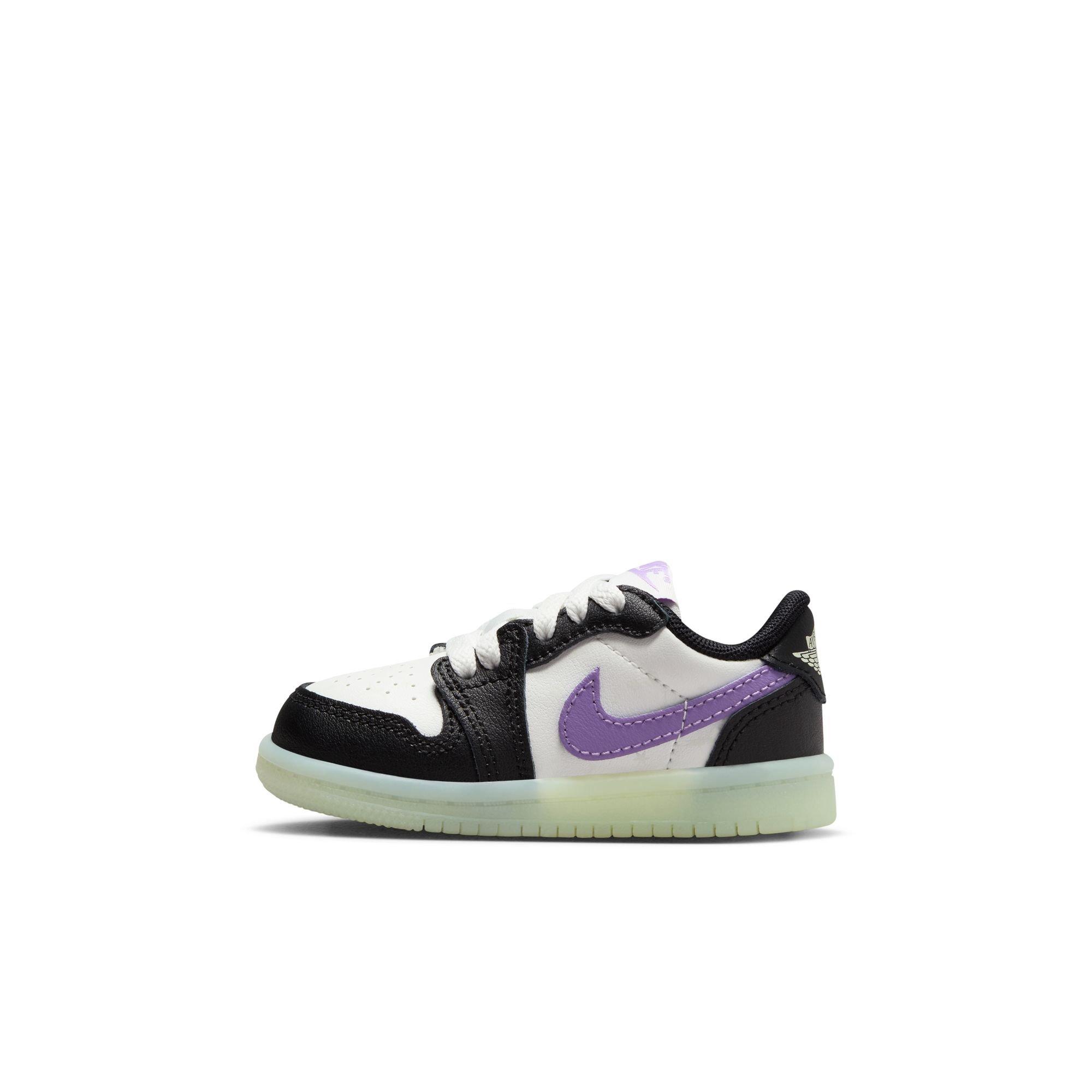 Jordan 1 Retro Low OG "Black Raspberry" Toddler Kids' Shoe