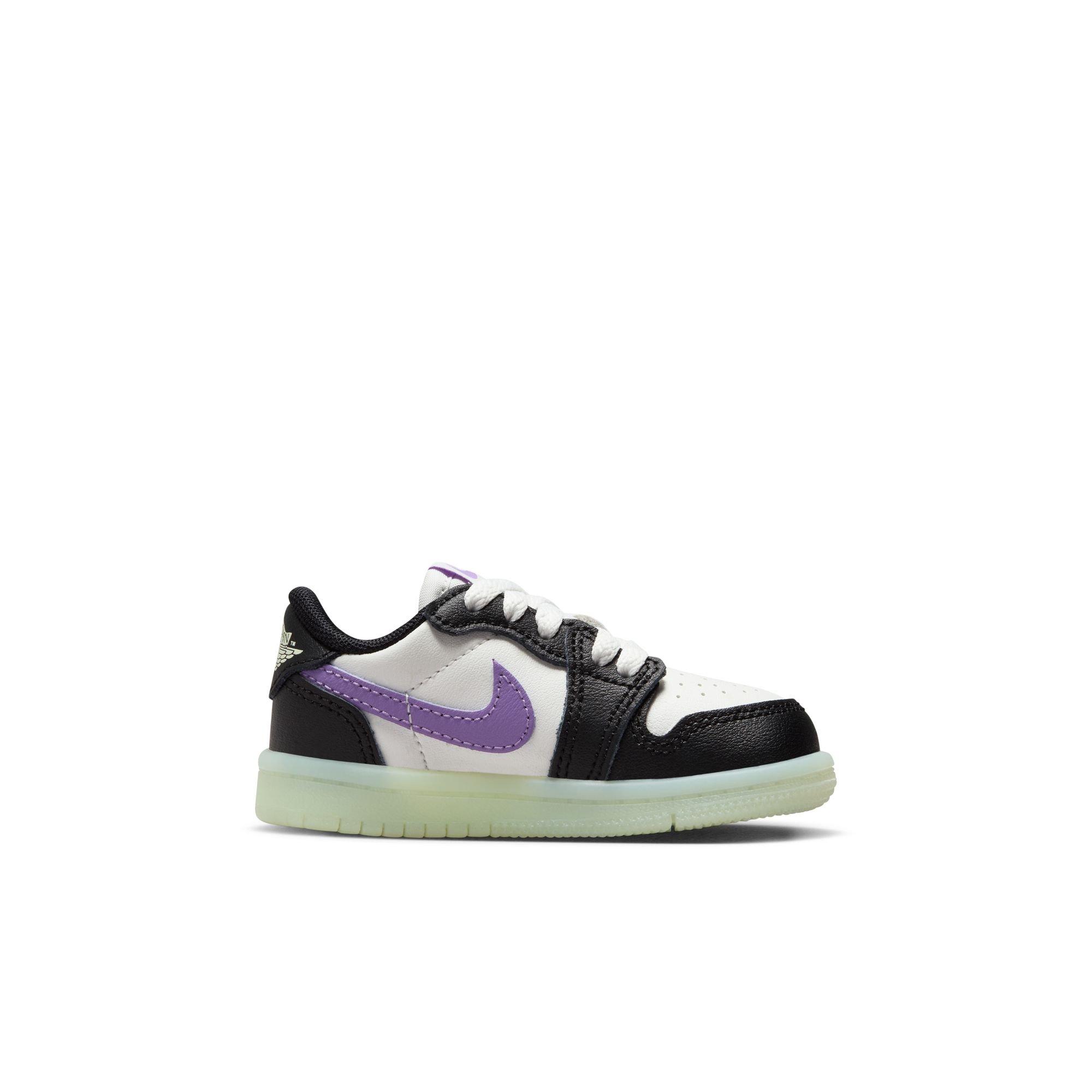 Jordan 1 Retro Low OG "Black Raspberry" Toddler Kids' Shoe