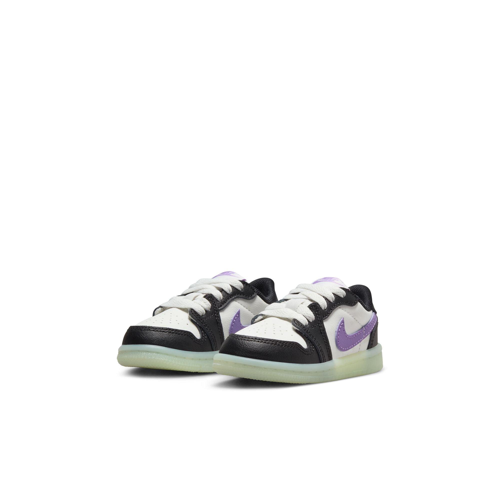 Jordan 1 Retro Low OG "Black Raspberry" Toddler Kids' Shoe