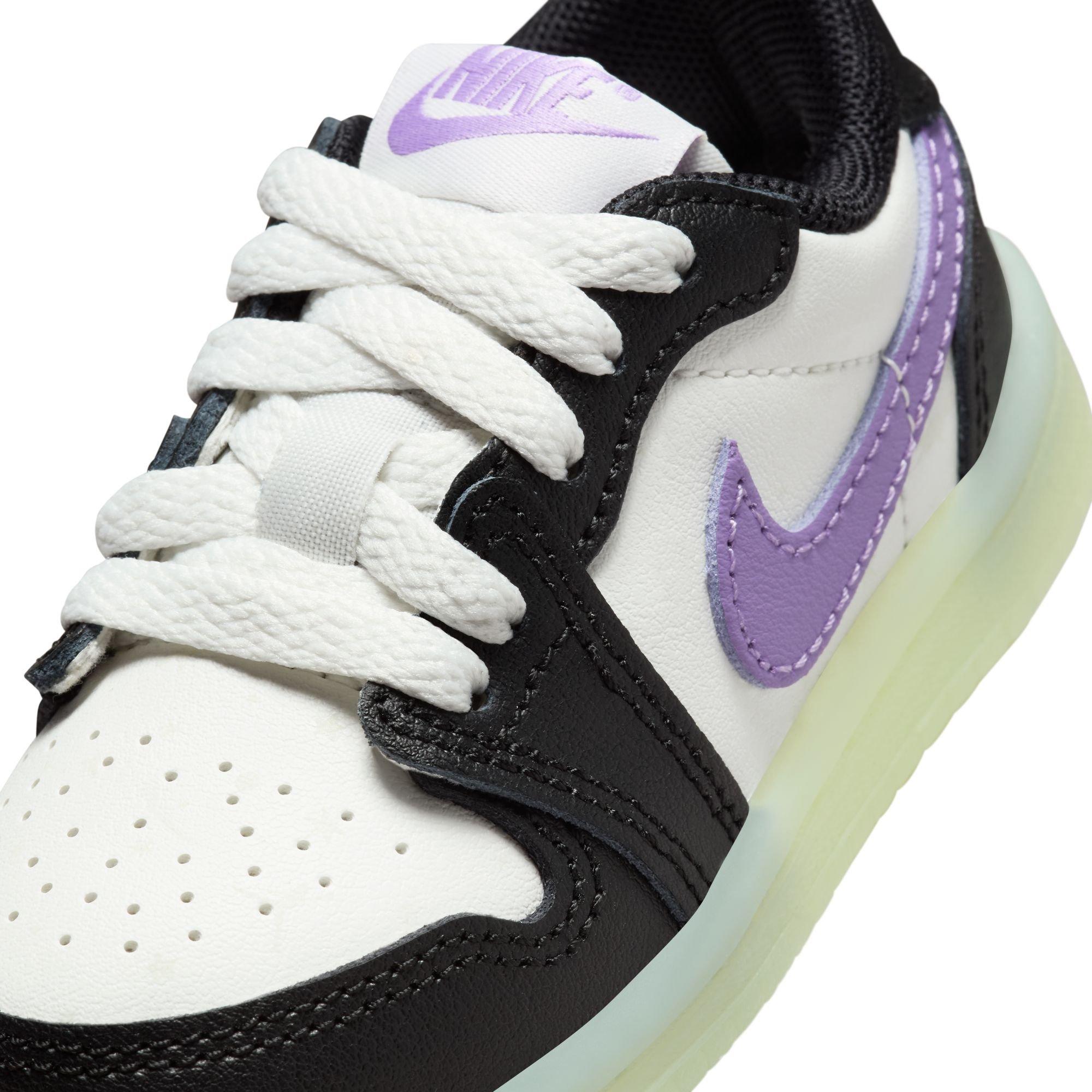 Jordan 1 Retro Low OG "Black Raspberry" Toddler Kids' Shoe