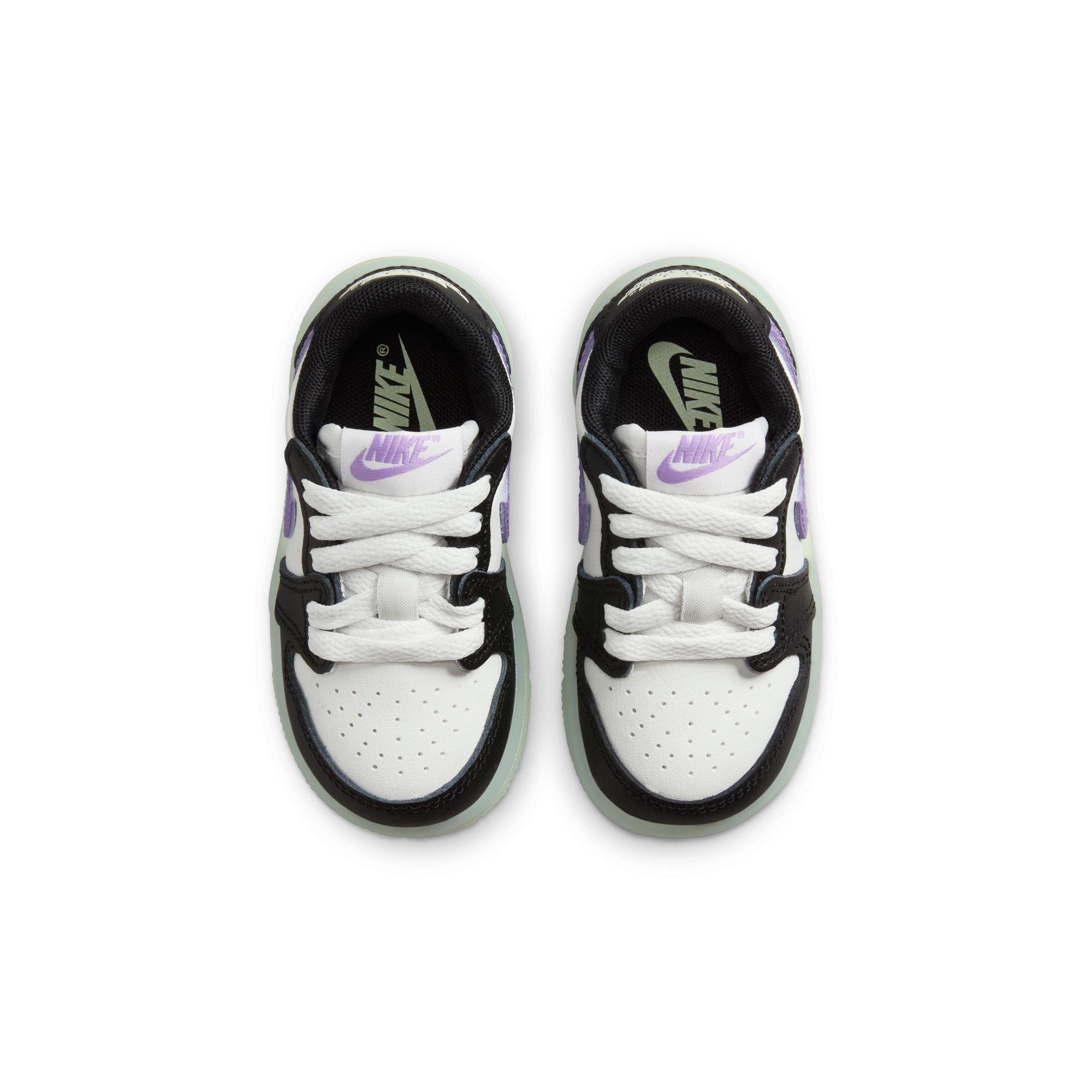 Jordan 1 Retro Low OG "Black Raspberry" Toddler Kids' Shoe