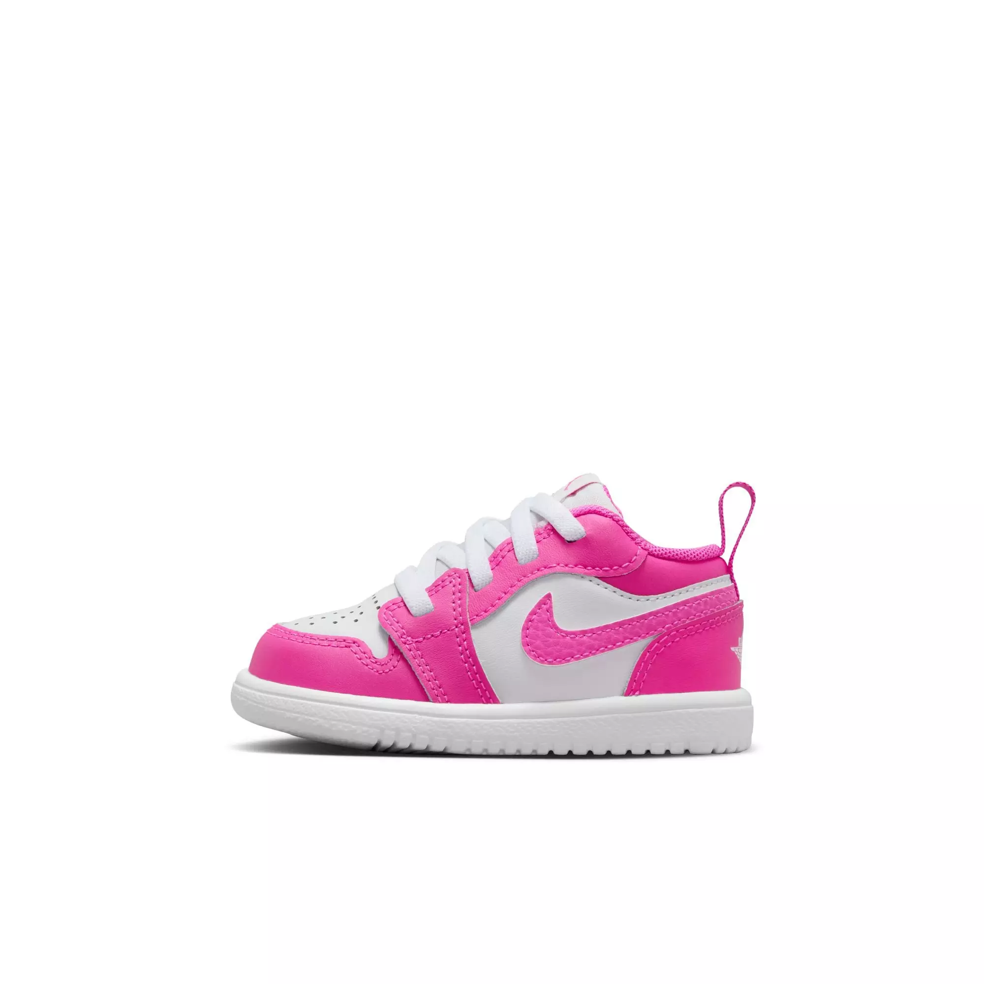 Jordan 1 Low Alt "Fire Pink/Iris Whisper/White" Toddler Girls' Shoe - PINK/WHITE