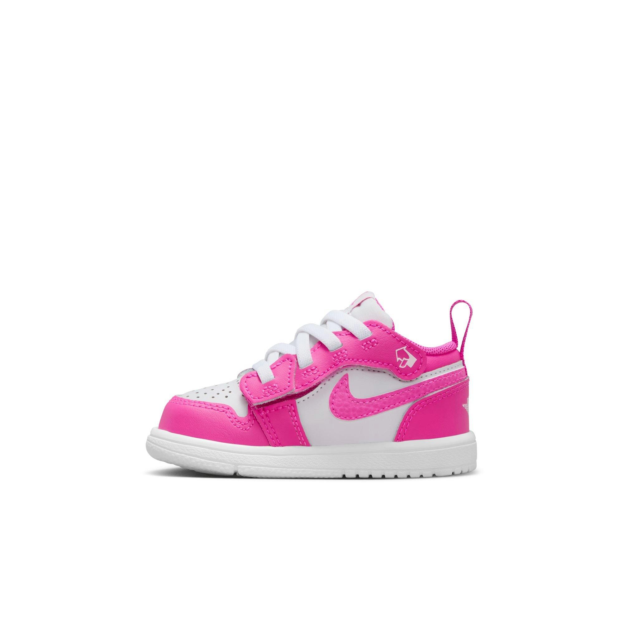 Jordan 1 Low Alt Toddler Girls' "Fire Pink/Iris Whisper/White" Shoe