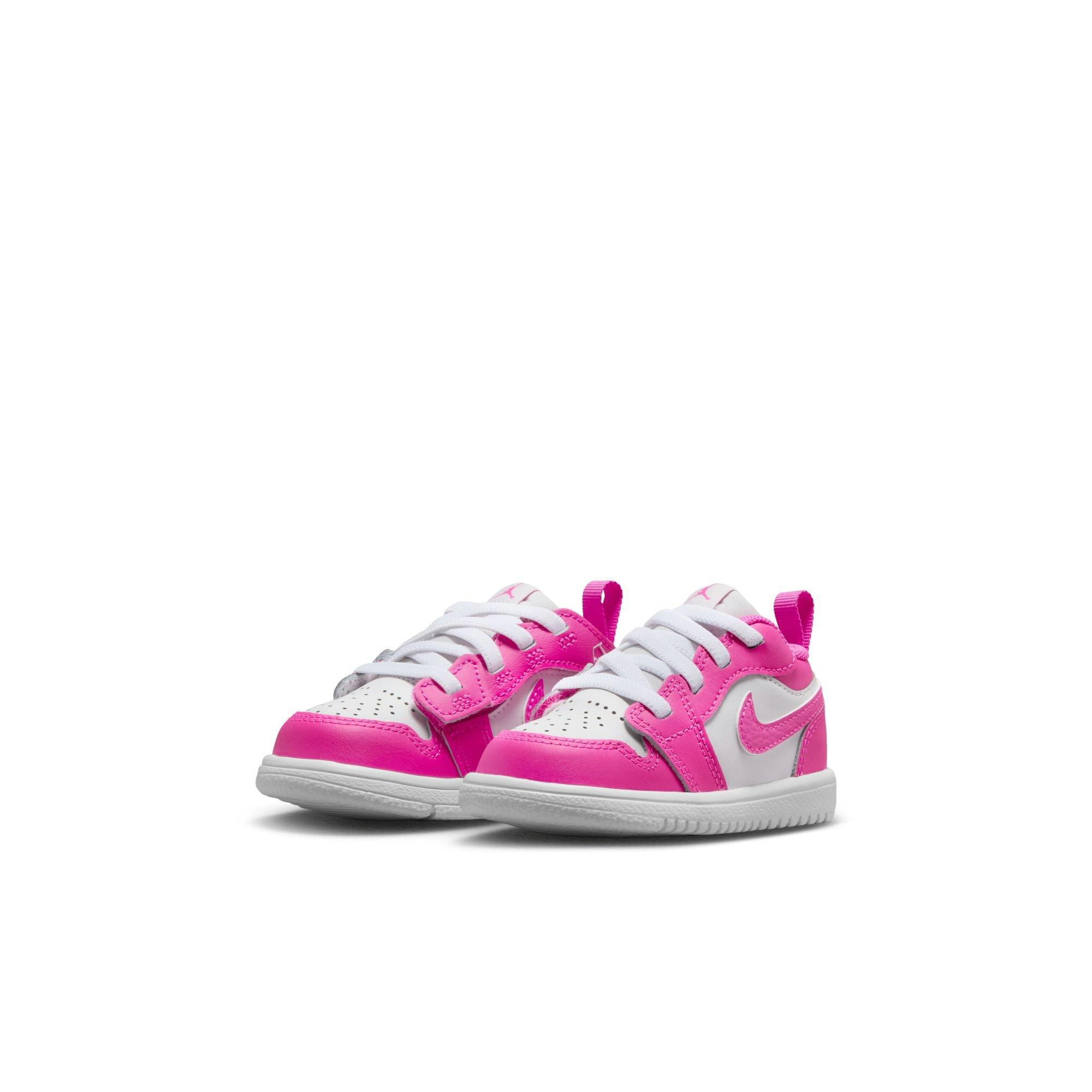 Jordan 1 Low Alt Toddler Girls' "Fire Pink/Iris Whisper/White" Shoe
