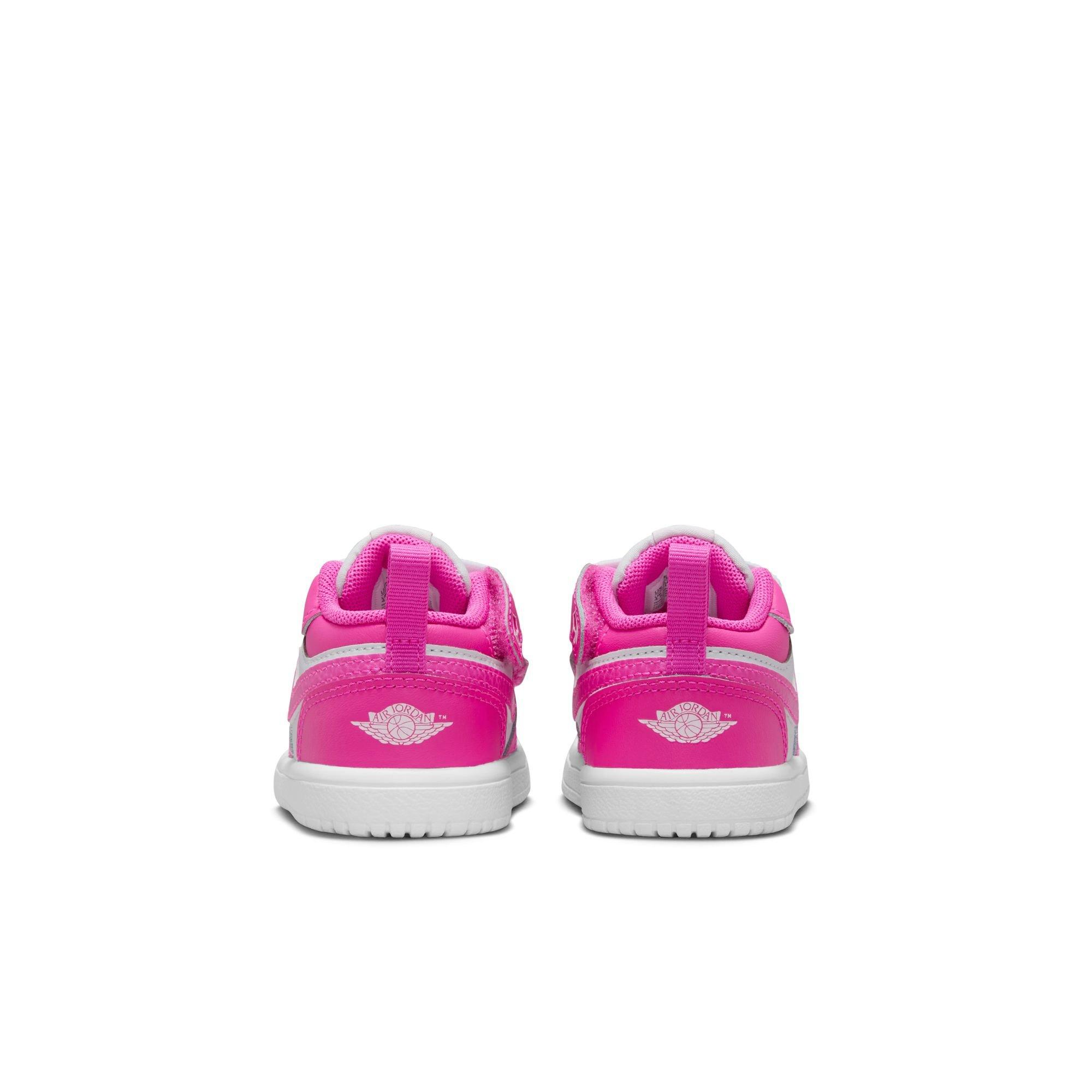 Jordan 1 Low Alt Toddler Girls' "Fire Pink/Iris Whisper/White" Shoe