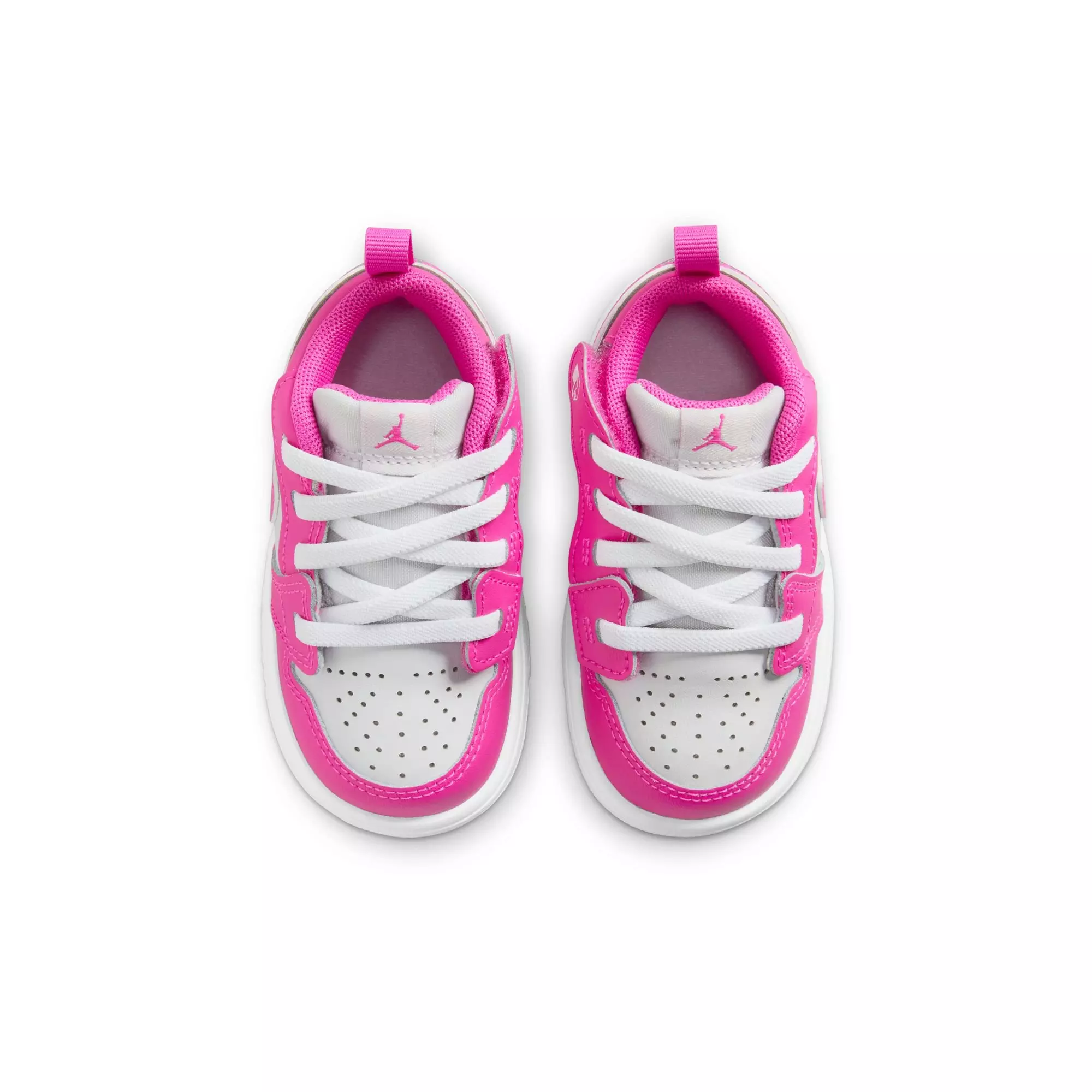 Jordan 1 Low Alt "Fire Pink/Iris Whisper/White" Toddler Girls' Shoe - PINK/WHITE