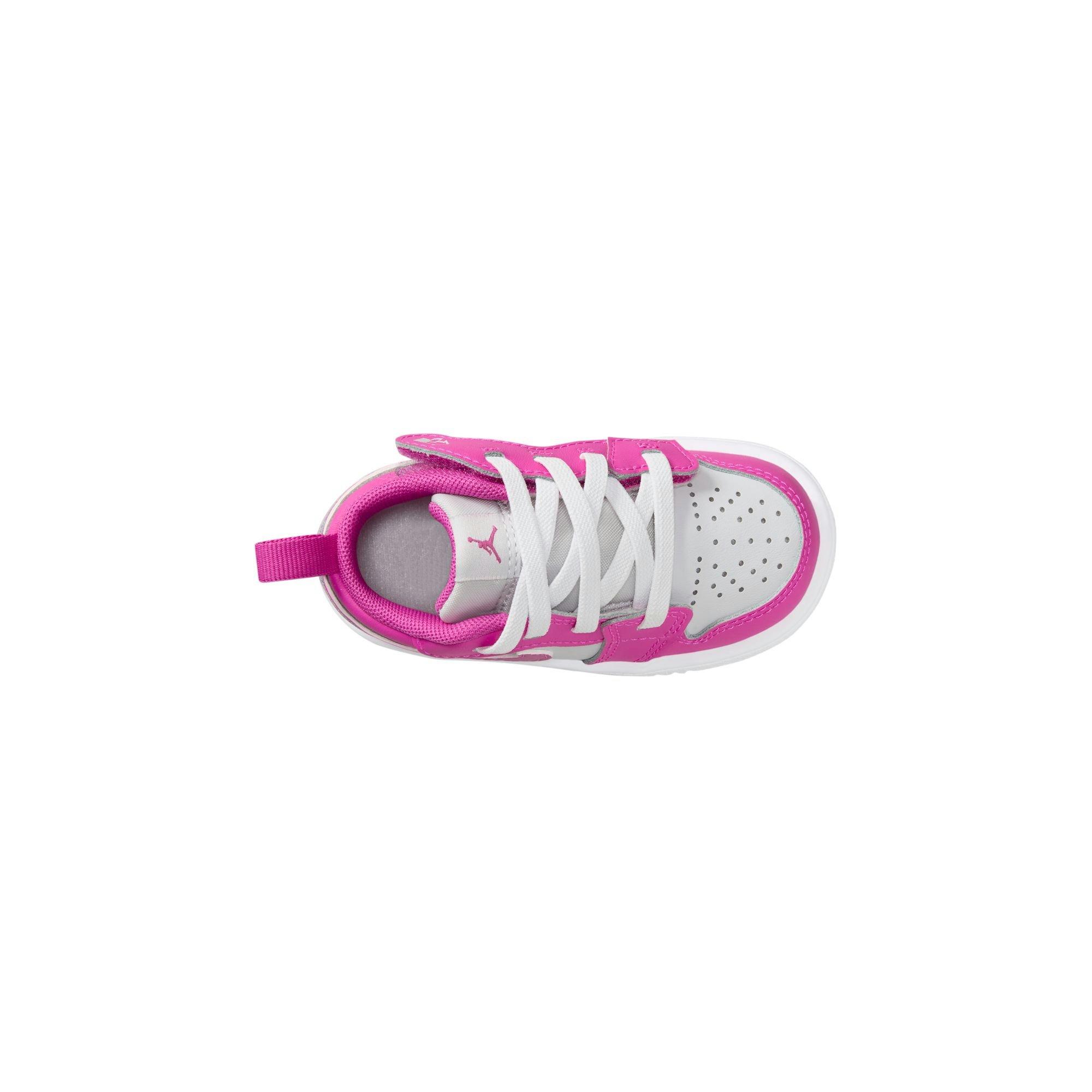 Jordan 1 Low Alt Toddler Girls' "Fire Pink/Iris Whisper/White" Shoe