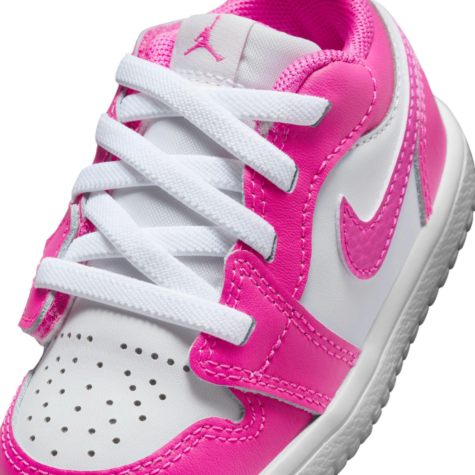 Jordan 1 Low Alt Toddler Girls' "Fire Pink/Iris Whisper/White" Shoe