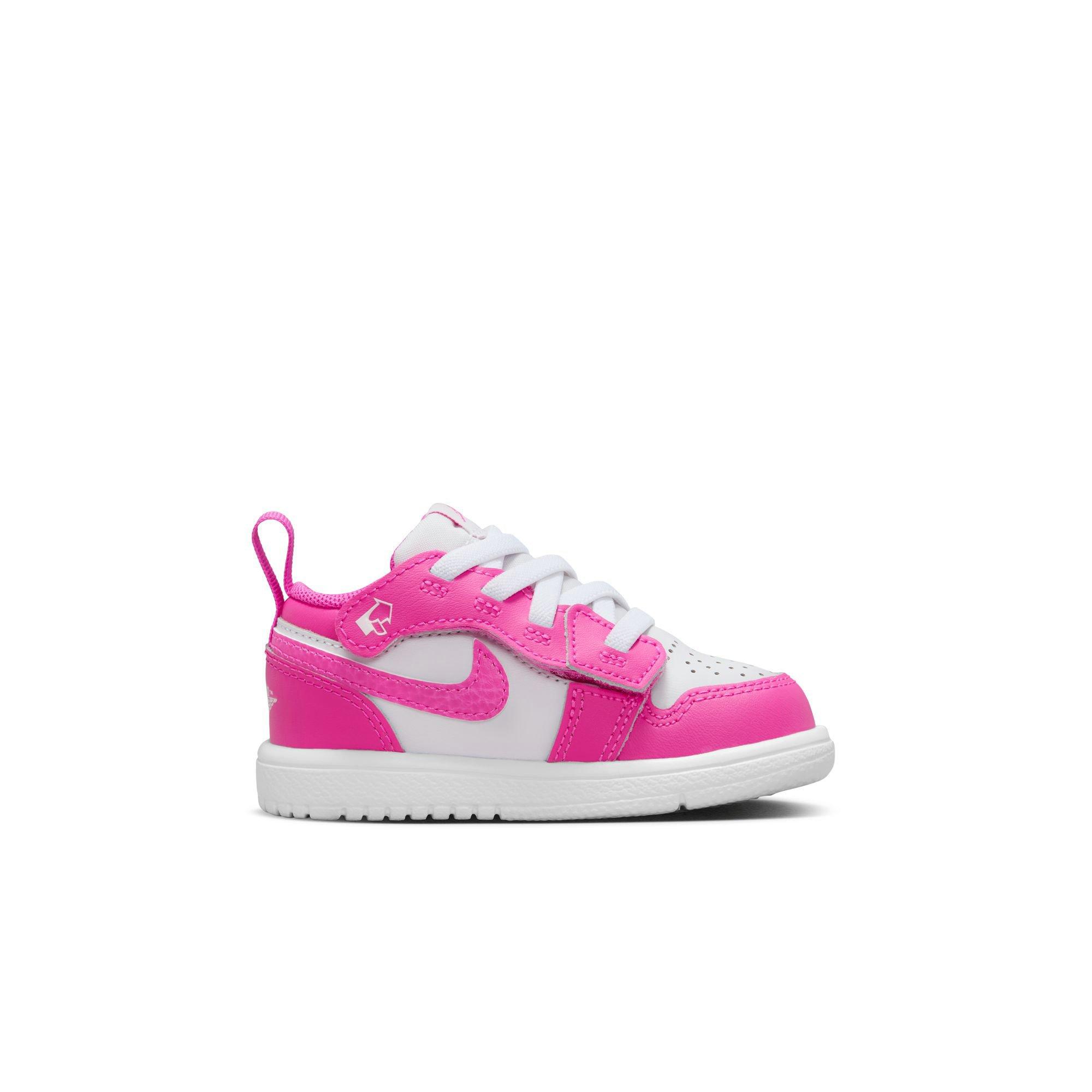 Jordan 1 Low Alt Toddler Girls' "Fire Pink/Iris Whisper/White" Shoe