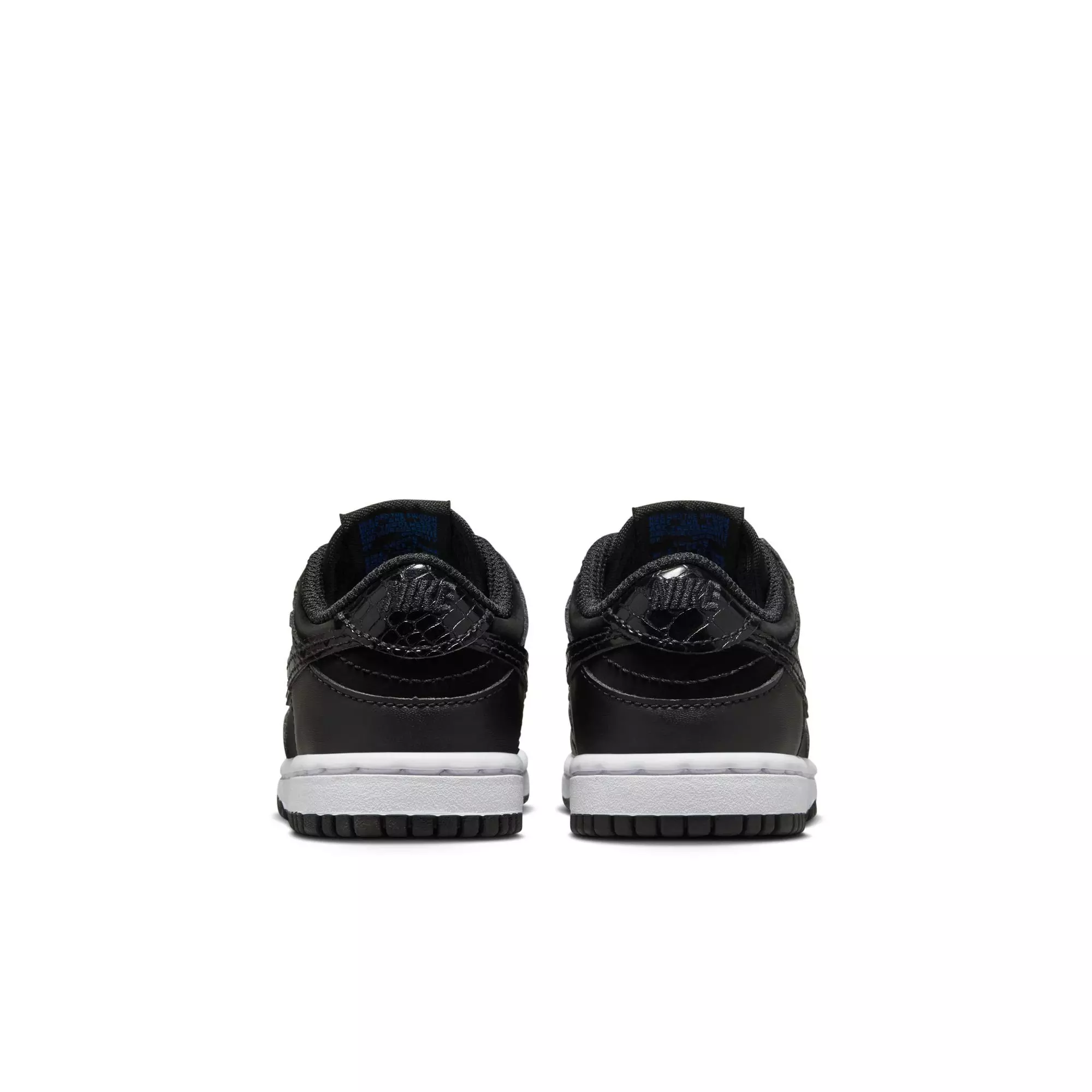Nike Dunk Low "Black/White/Game Royal" Toddler Kids' Shoe - BLACK/WHITE