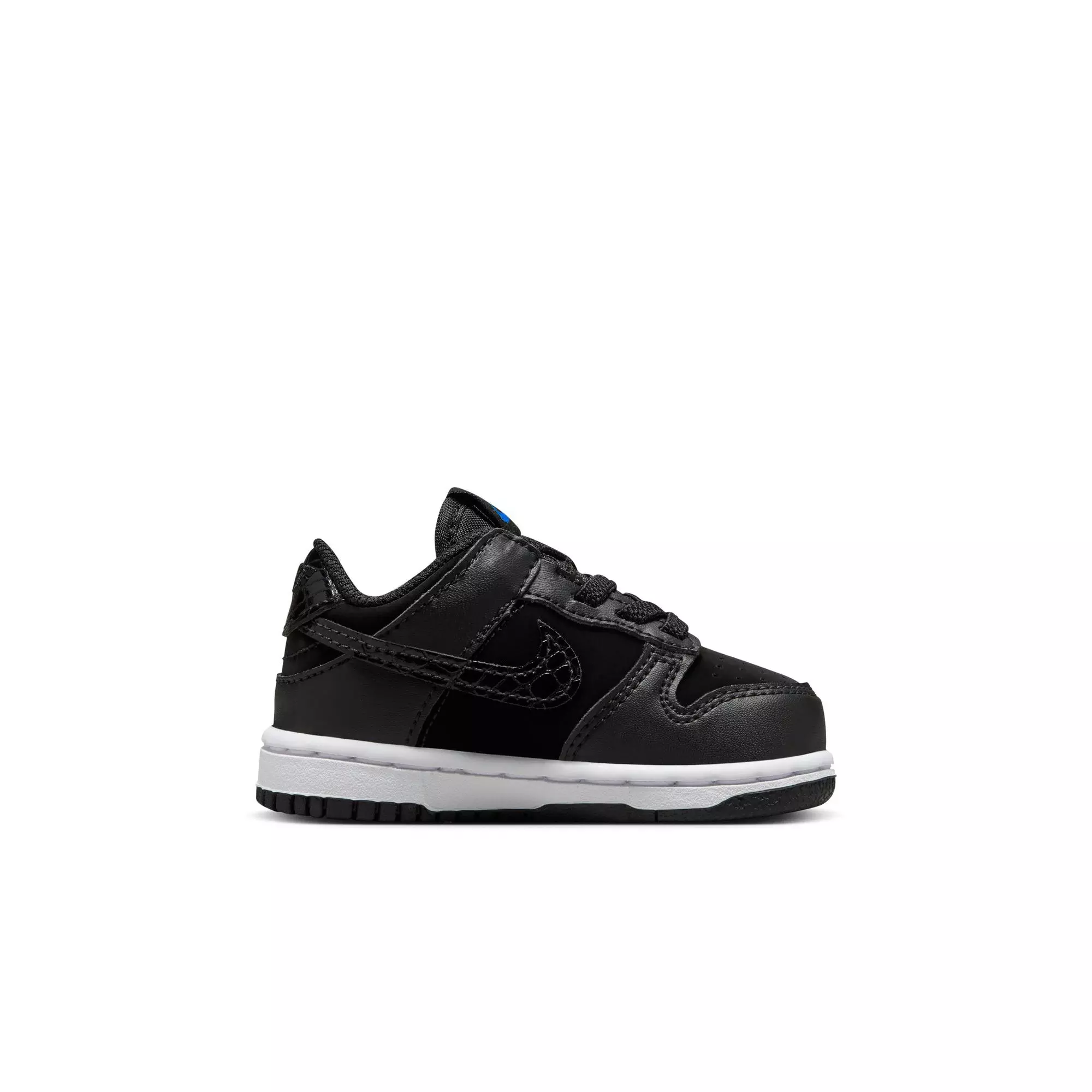 Nike Dunk Low "Black/White/Game Royal" Toddler Kids' Shoe - BLACK/WHITE