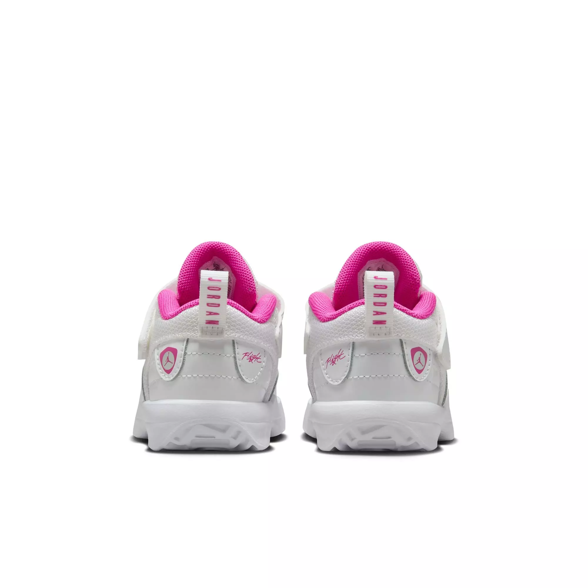 Jordan Max Aura 6 "White/Fire Pink" Toddler Girls' Shoe - WHITE/PINK