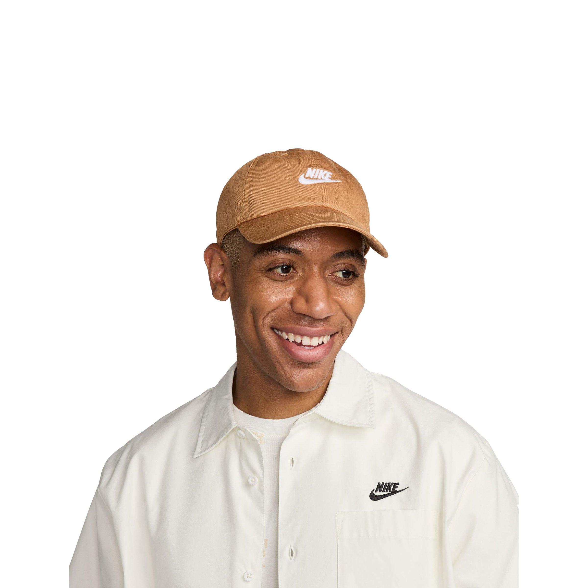 Nike Club Unstructured Futura Wash Cap-Beige - BROWN Thumbnail View 1