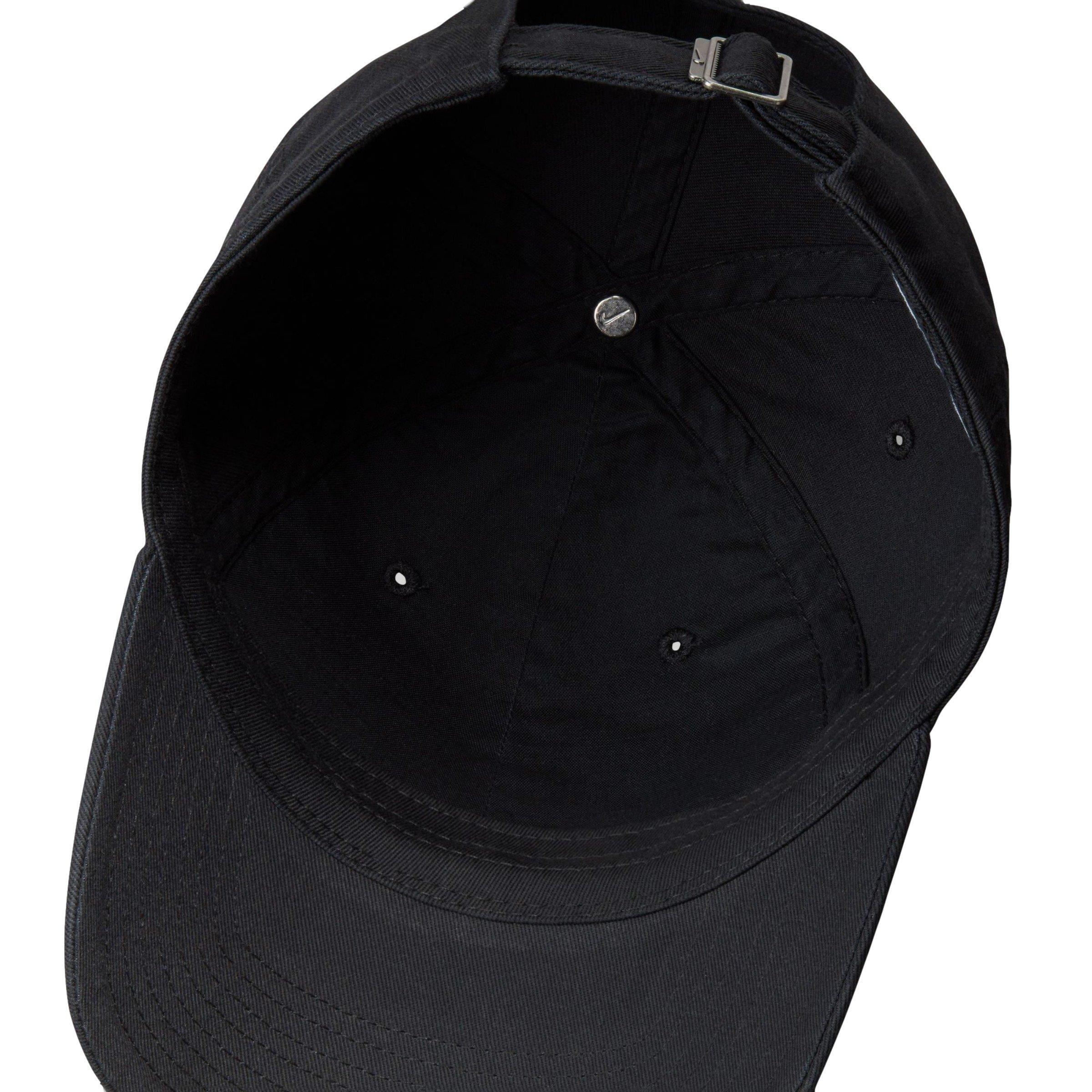 Nike Club Unstructured AF1 Patch Hat-Black - BLACK Thumbnail View 4