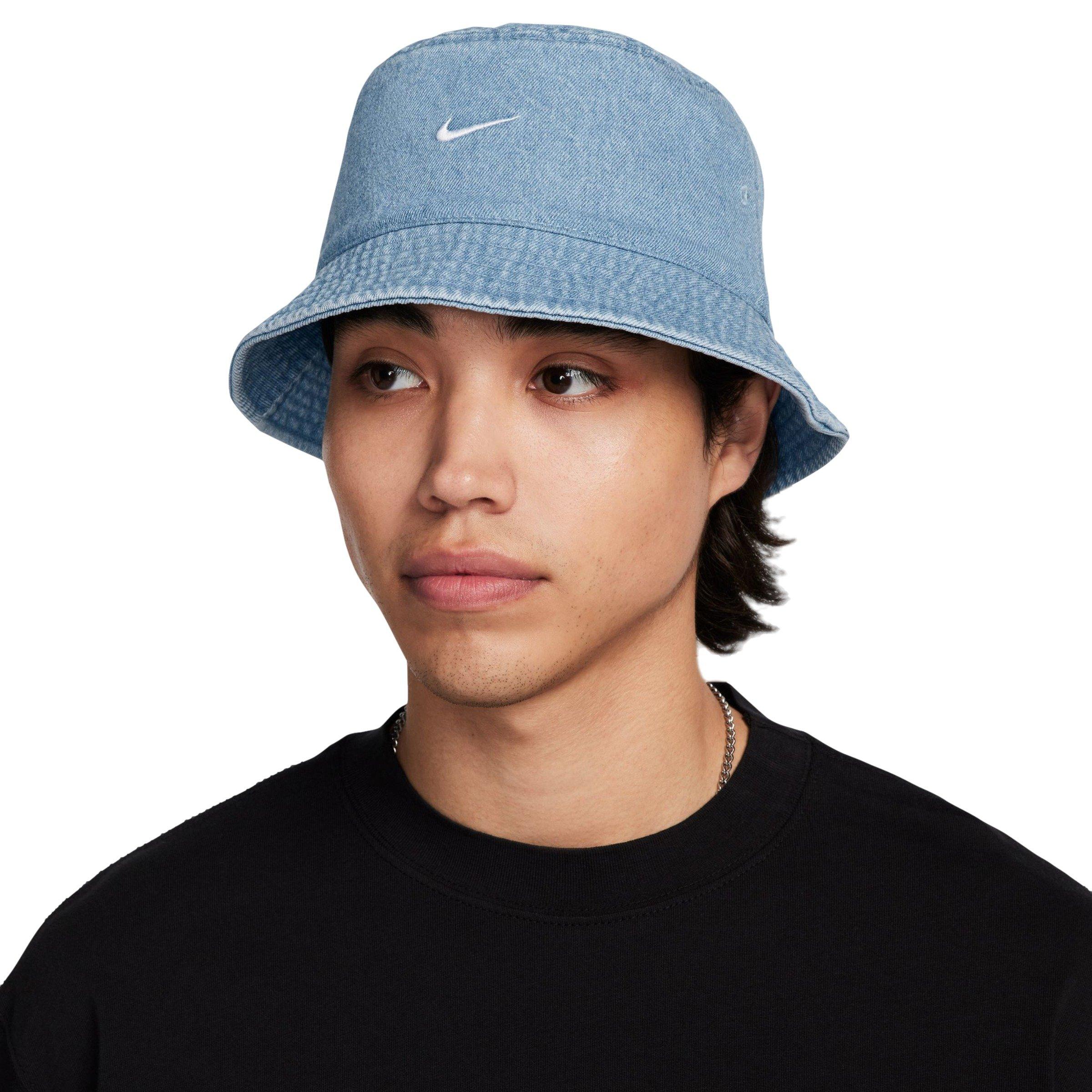 Nike Apex Denim Bucket Hat-Blue - BLUE Thumbnail View 1