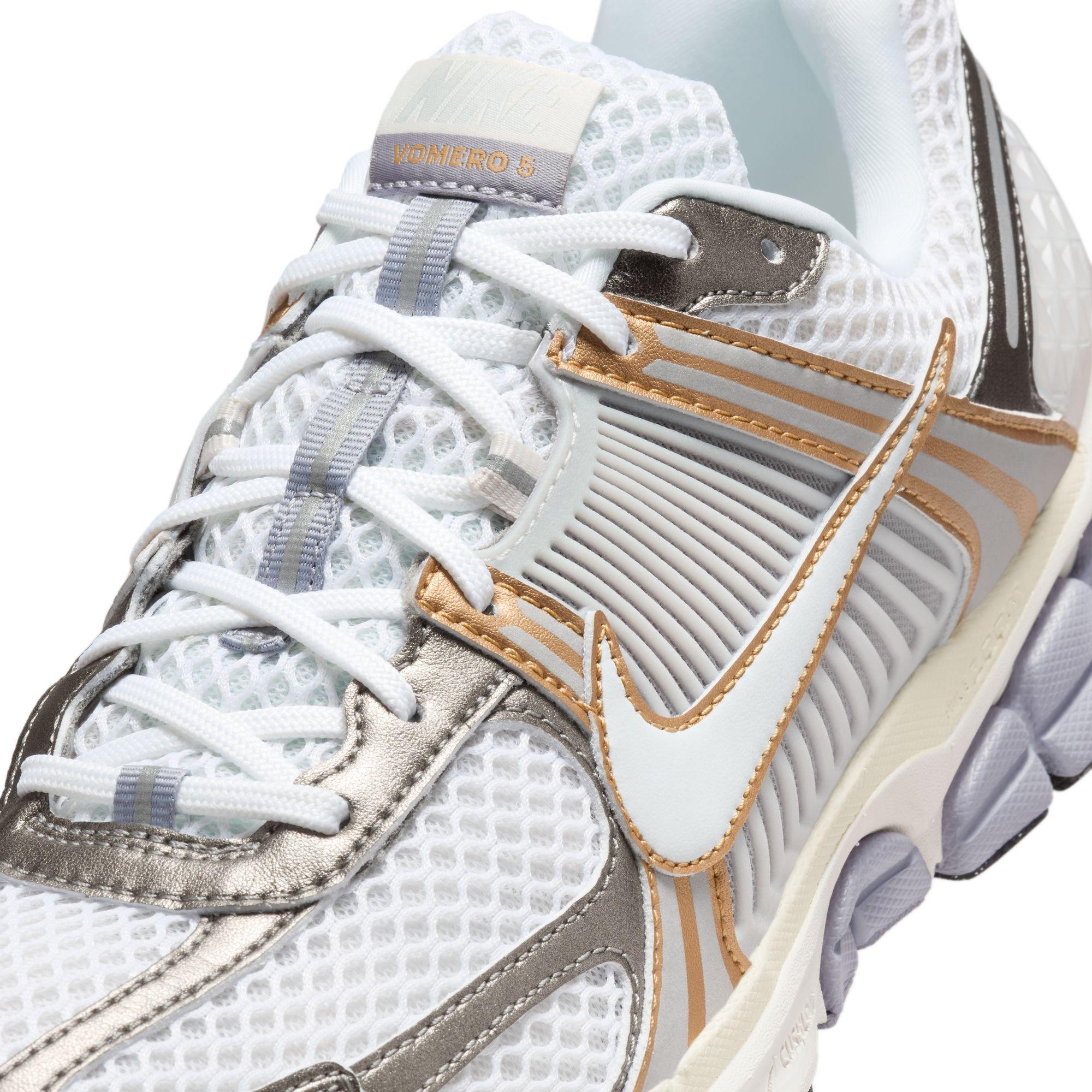 Nike Zoom Vomero 5 "Platinum Tint/White/MTLC Pewter" Men's Shoe - WHITE/BLACK/GREY Thumbnail View 11