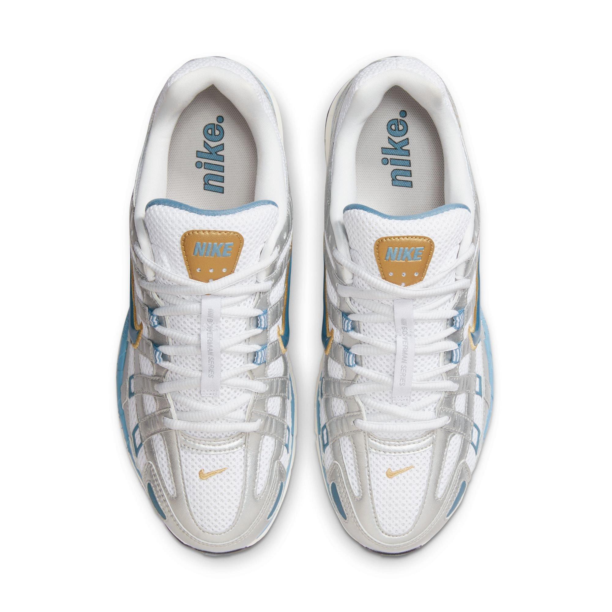 Nike P-6000 Men's "White/Aegean Storm/Metallic Silver" Shoe