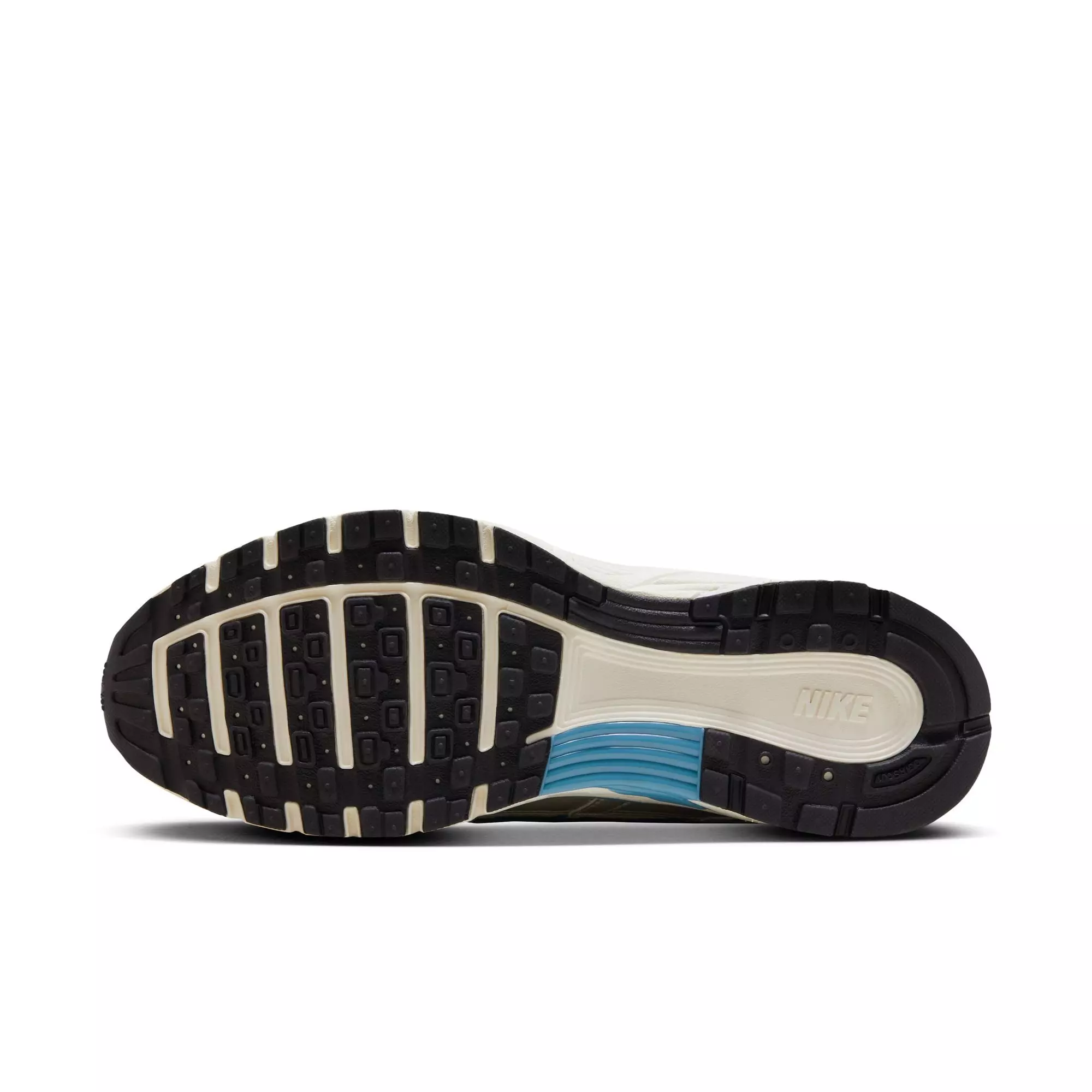 Nike P-6000 "White/Aegean Storm/Metallic Silver" Men's Shoe - WHITE/BLUE/SILVER