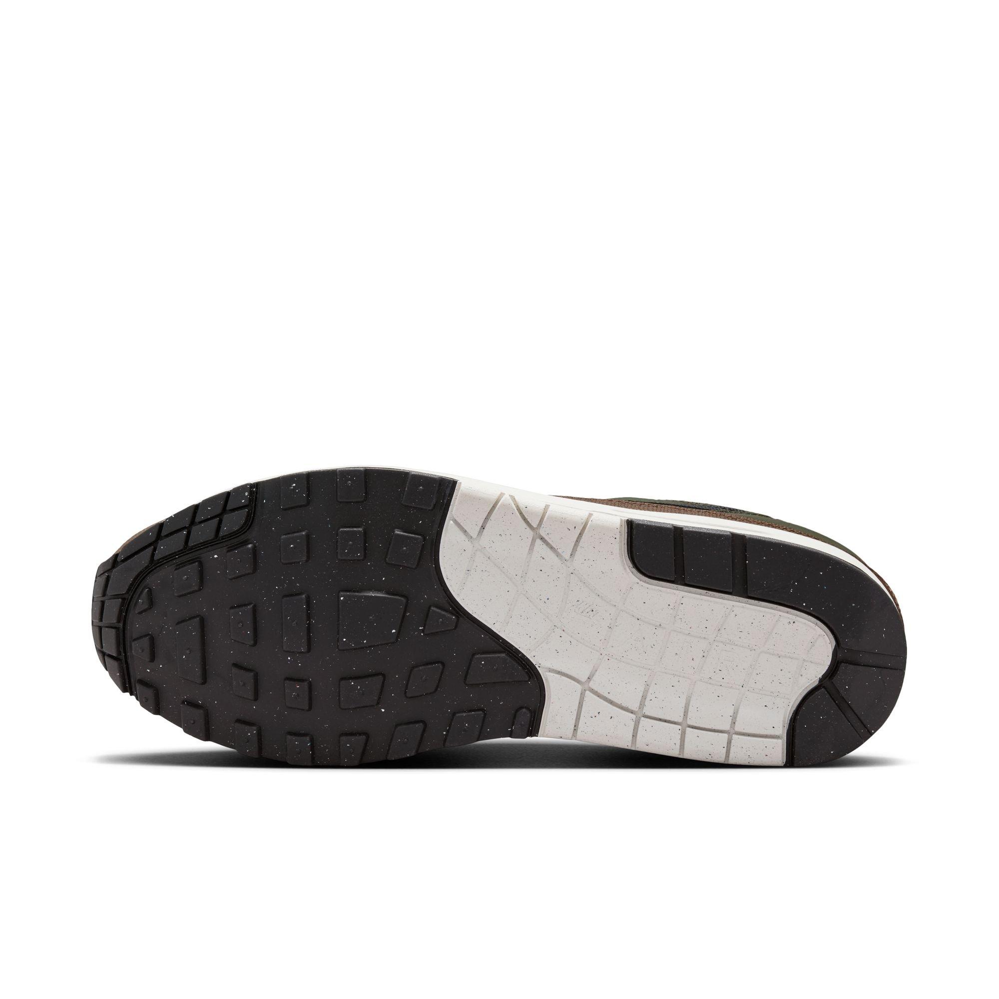 Nike Air Max 1 Essential Premium "Neutral Olive/Black/Cargo Khaki" Men's Shoe - OLIVE/BLACK Thumbnail View 8