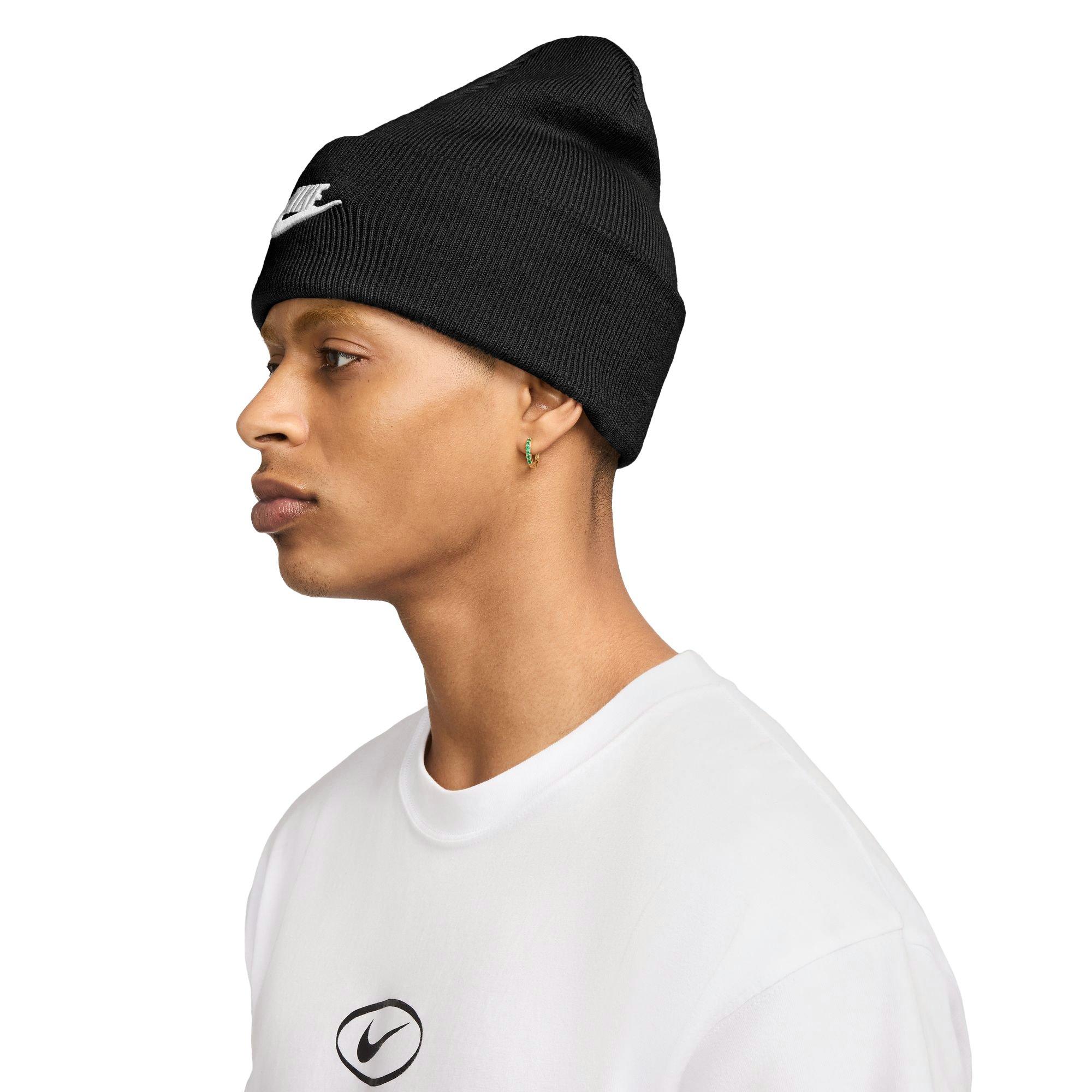 Nike Peak Futura Beanie - Black - BLACK Thumbnail View 3