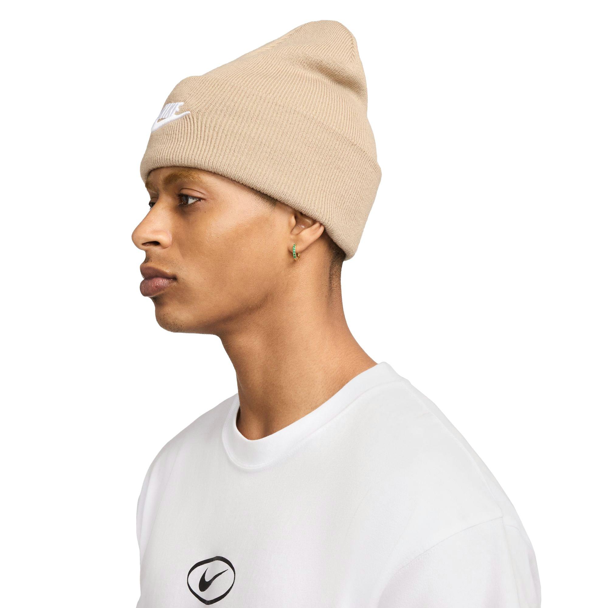 Nike Peak Futura Beanie Khaki Recycled Polyester | Hibbett