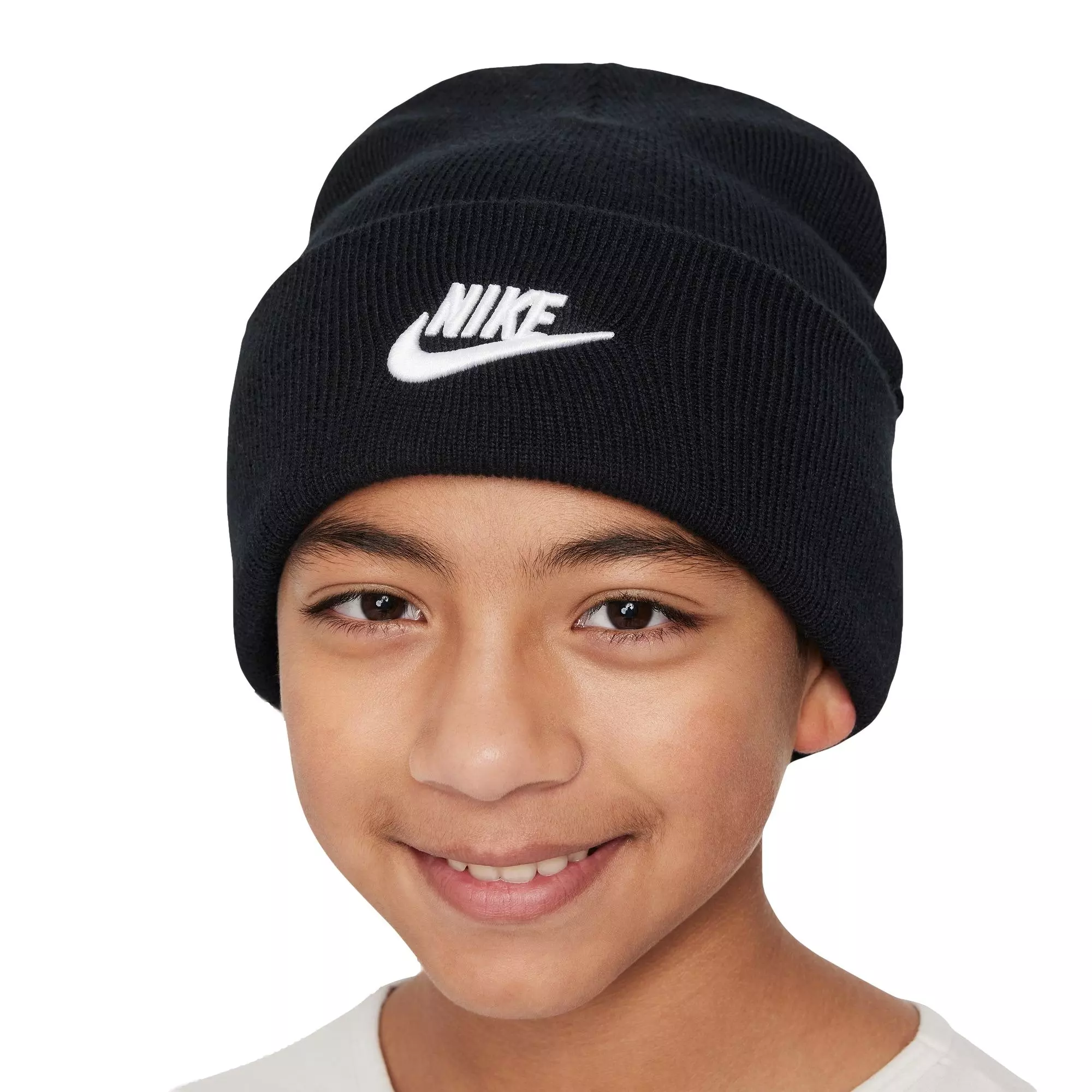 Nike Big Kids' Peak Beanie - BLACK