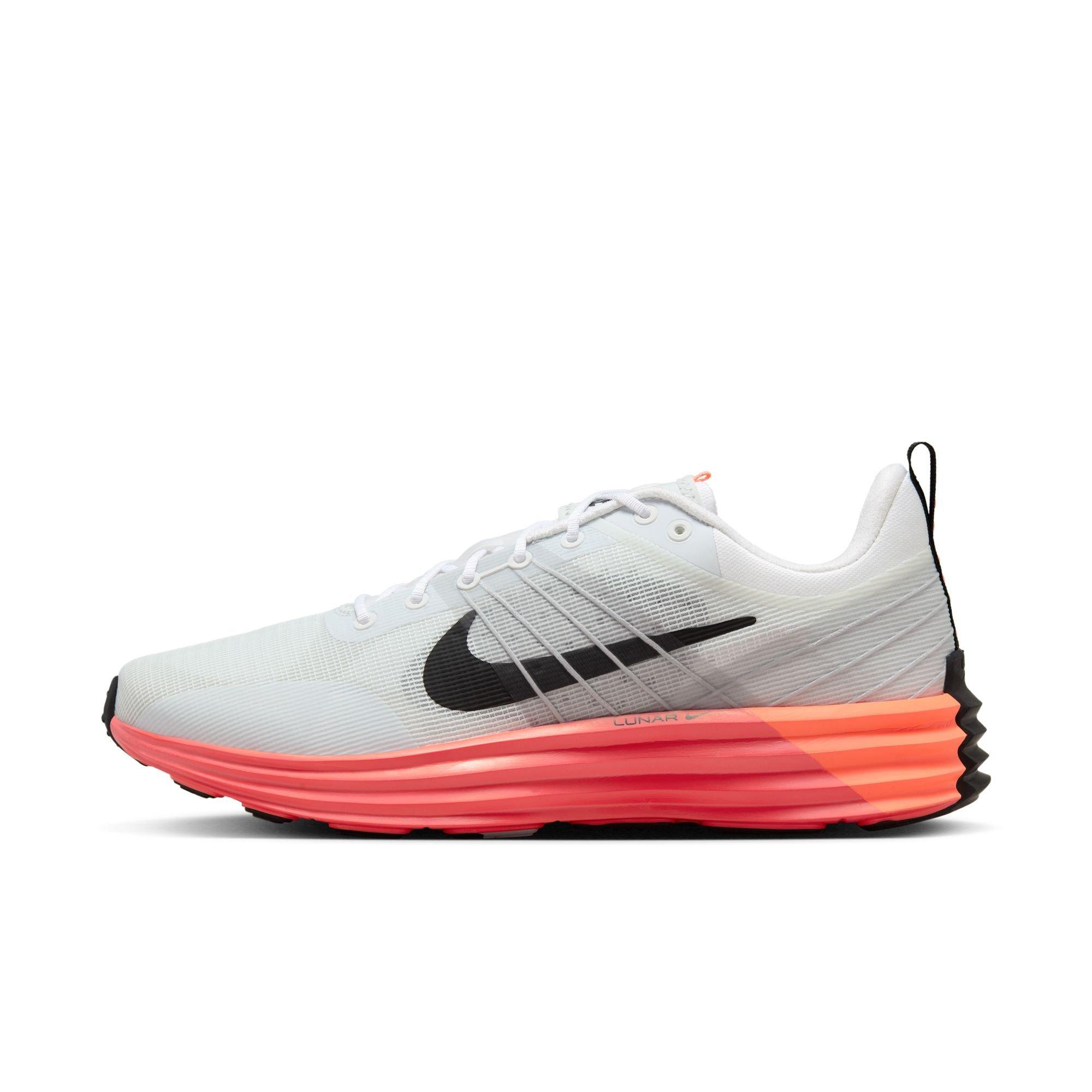 Nike Lunar Roam "White/Black/Bright Crimson/Hot Lava" Men's Shoe - WHITE/SILVER/DK.GREY Thumbnail View 3