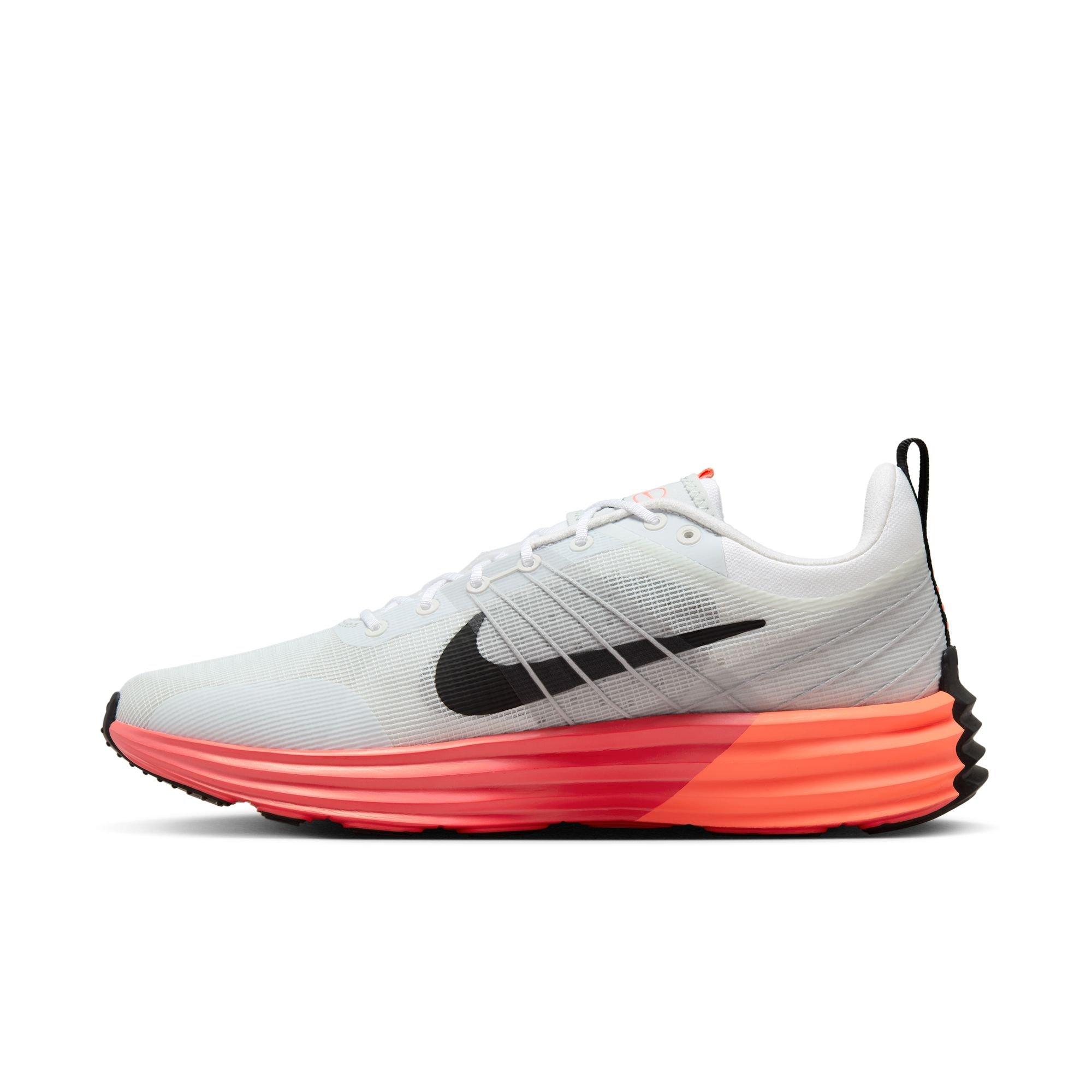 Nike Lunar Roam "White/Black/Bright Crimson/Hot Lava" Men's Shoe - WHITE/SILVER/DK.GREY Thumbnail View 4
