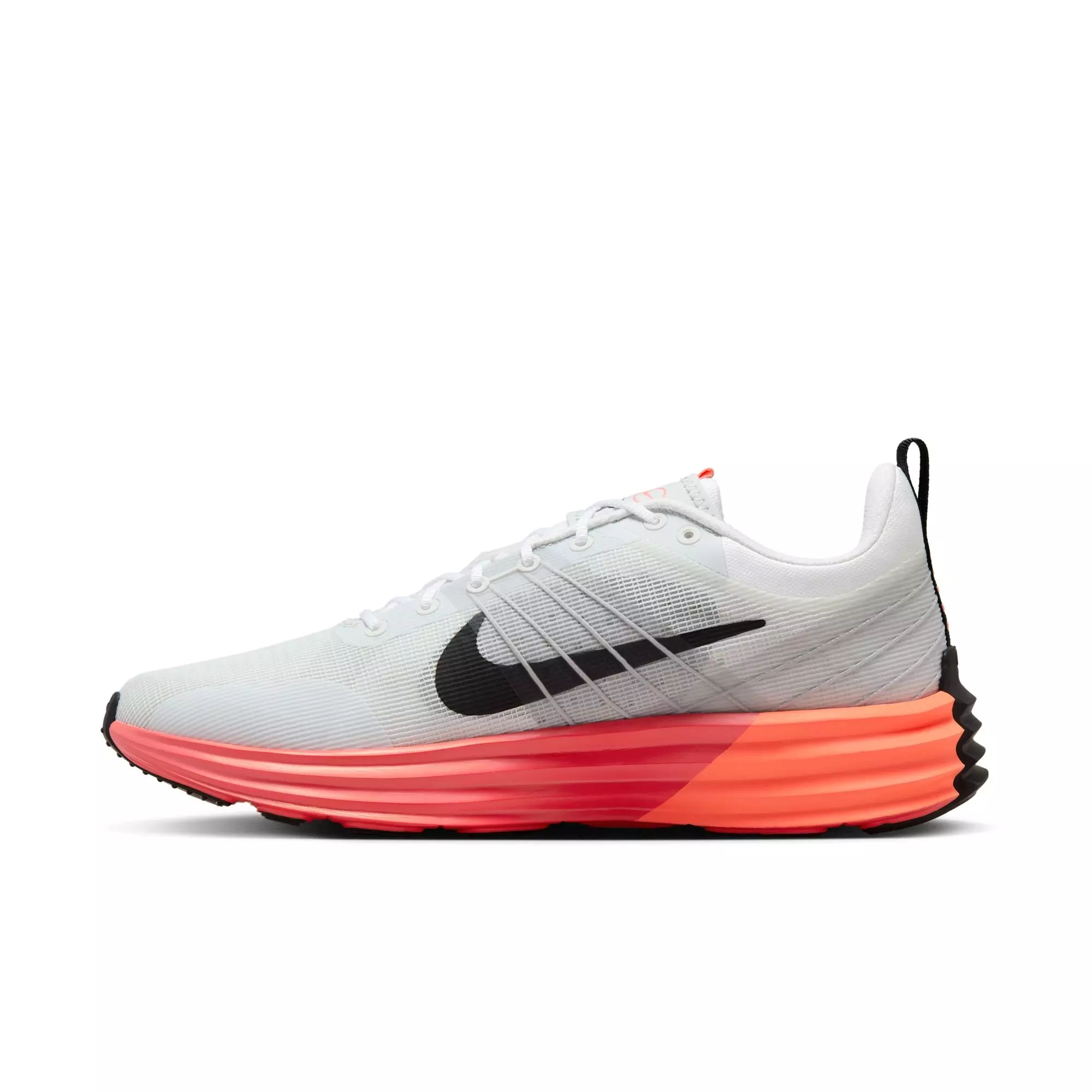 Nike Lunar Roam "White/Black/Bright Crimson/Hot Lava" Men's Shoe - WHITE/SILVER/DK.GREY