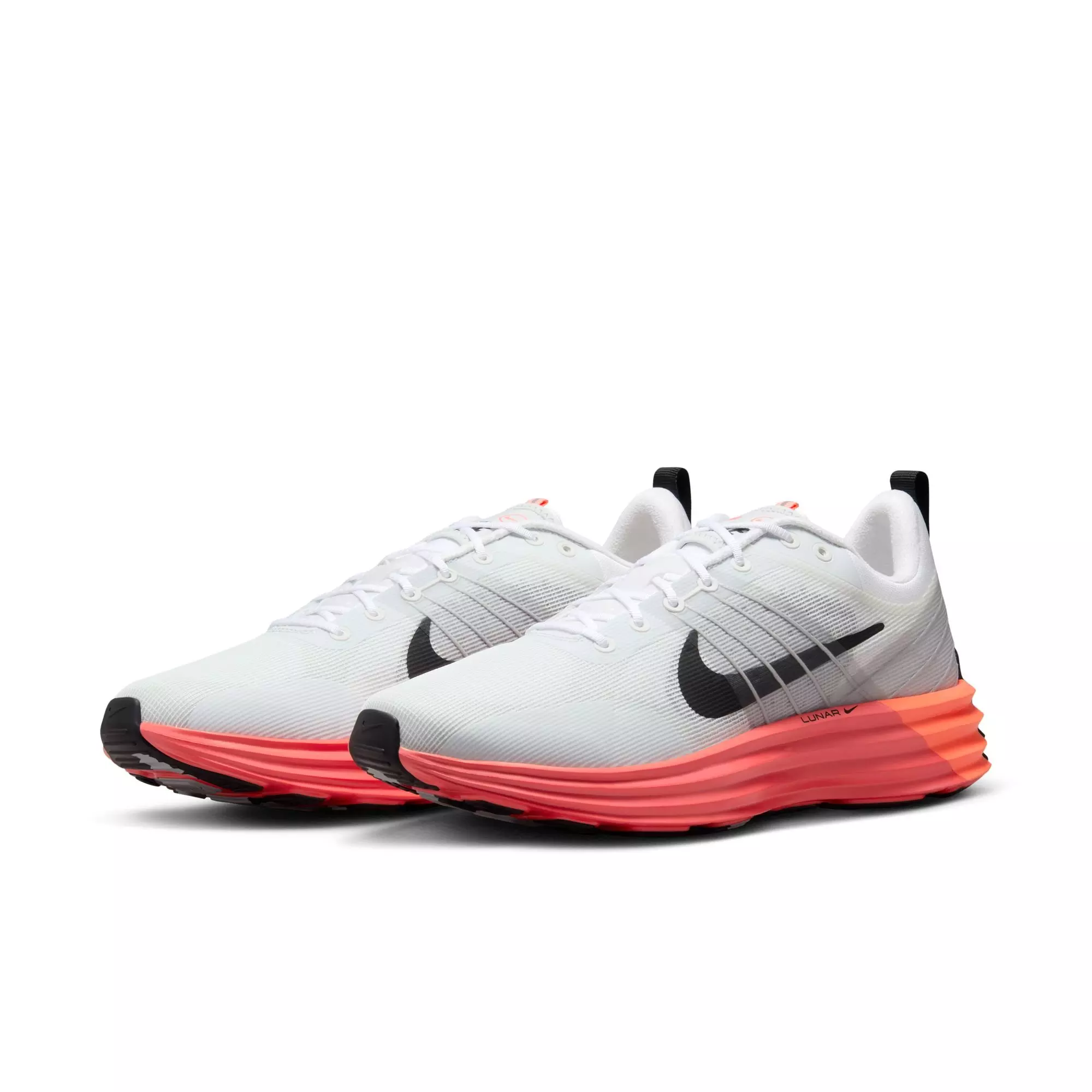 Nike Lunar Roam "White/Black/Bright Crimson/Hot Lava" Men's Shoe - WHITE/SILVER/DK.GREY