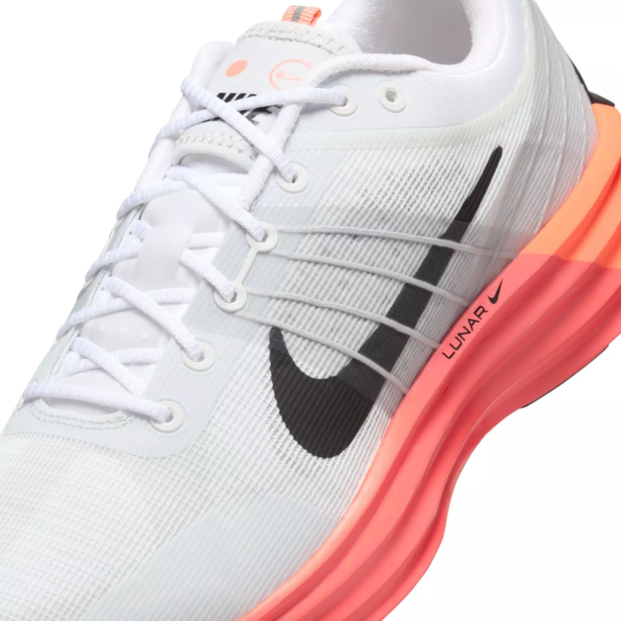 Nike Lunar Roam "White/Black/Bright Crimson/Hot Lava" Men's Shoe - WHITE/SILVER/DK.GREY