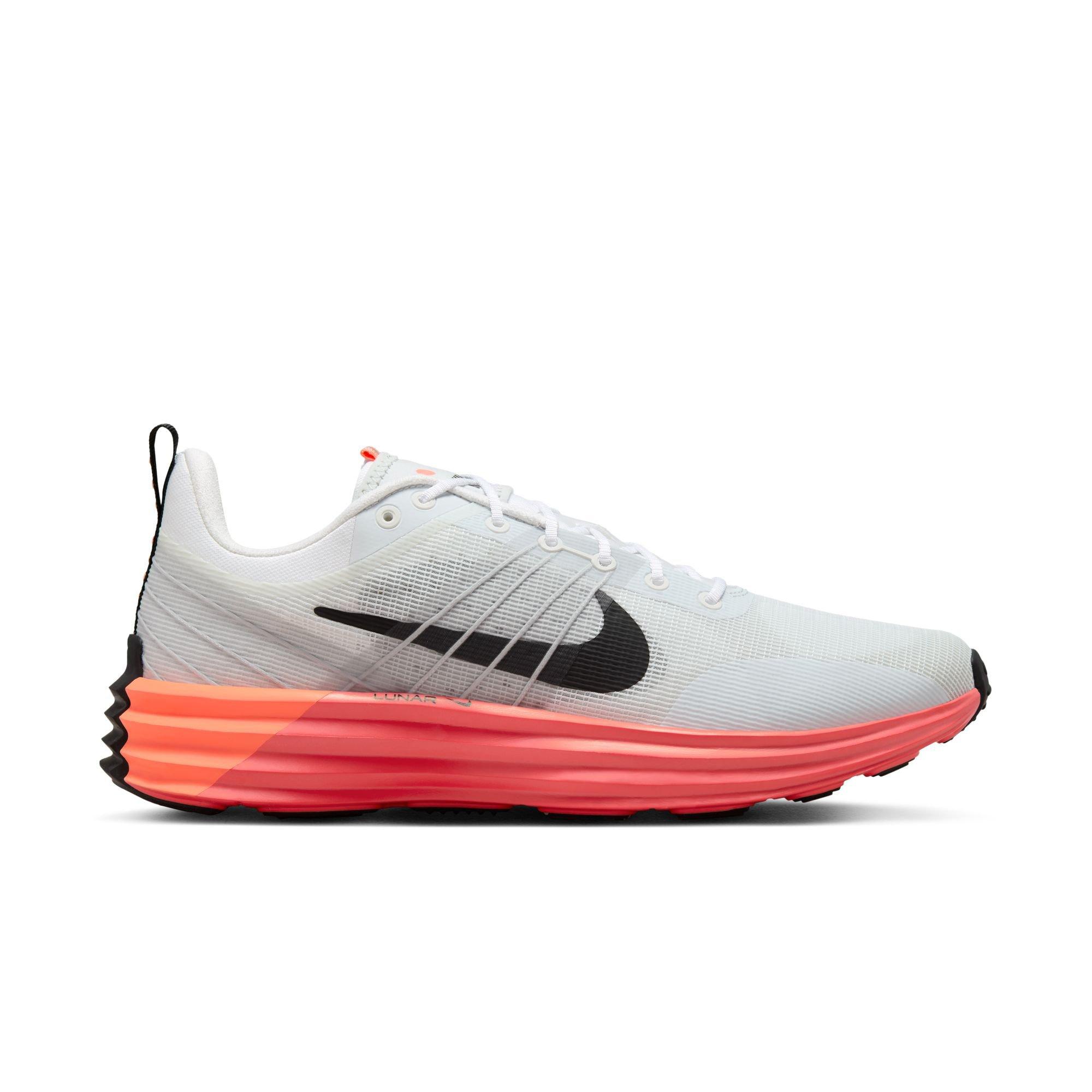 Nike Lunar Roam "White/Black/Bright Crimson/Hot Lava" Men's Shoe - WHITE/SILVER/DK.GREY Thumbnail View 1
