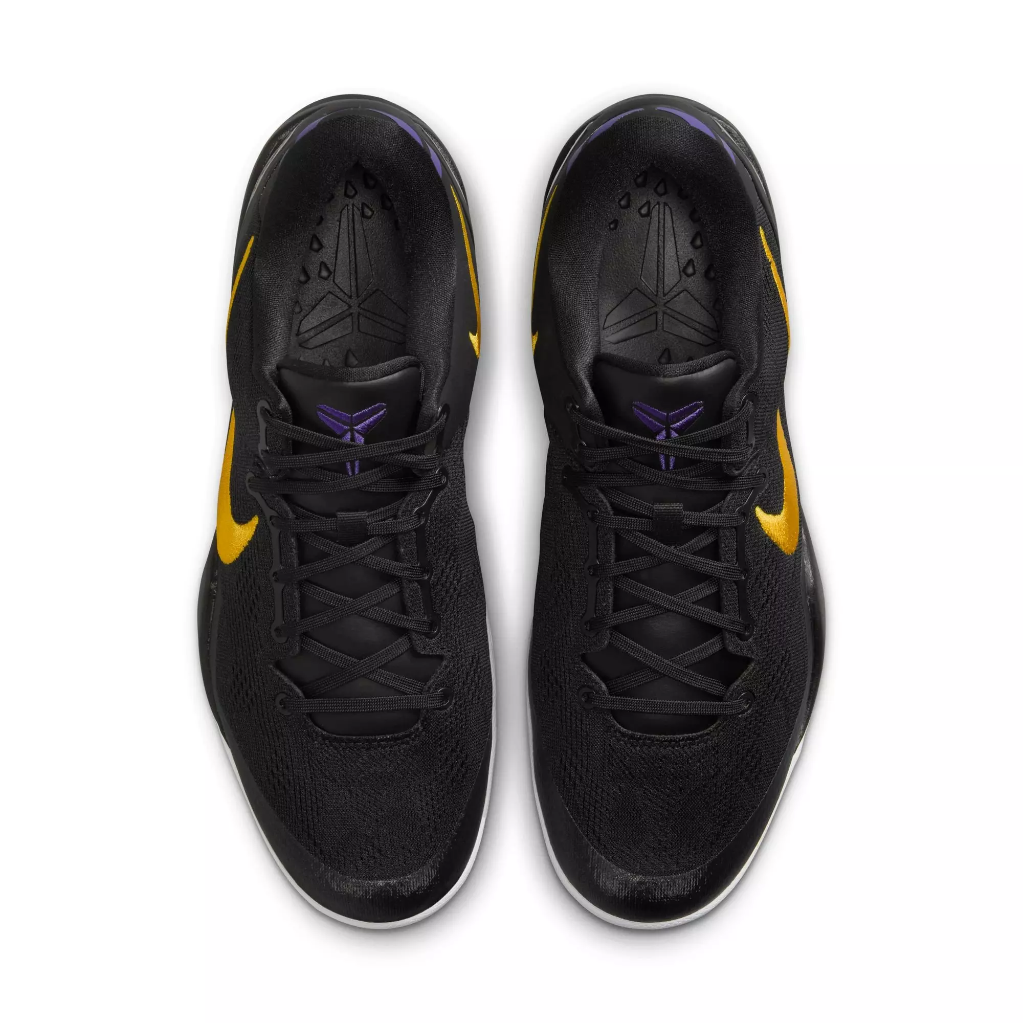 Nike Kobe 8 Protro "Lakers Away" Men's Basketball Shoe - BLACK/UNIVERSITY GOLD/COURT PURPLE
