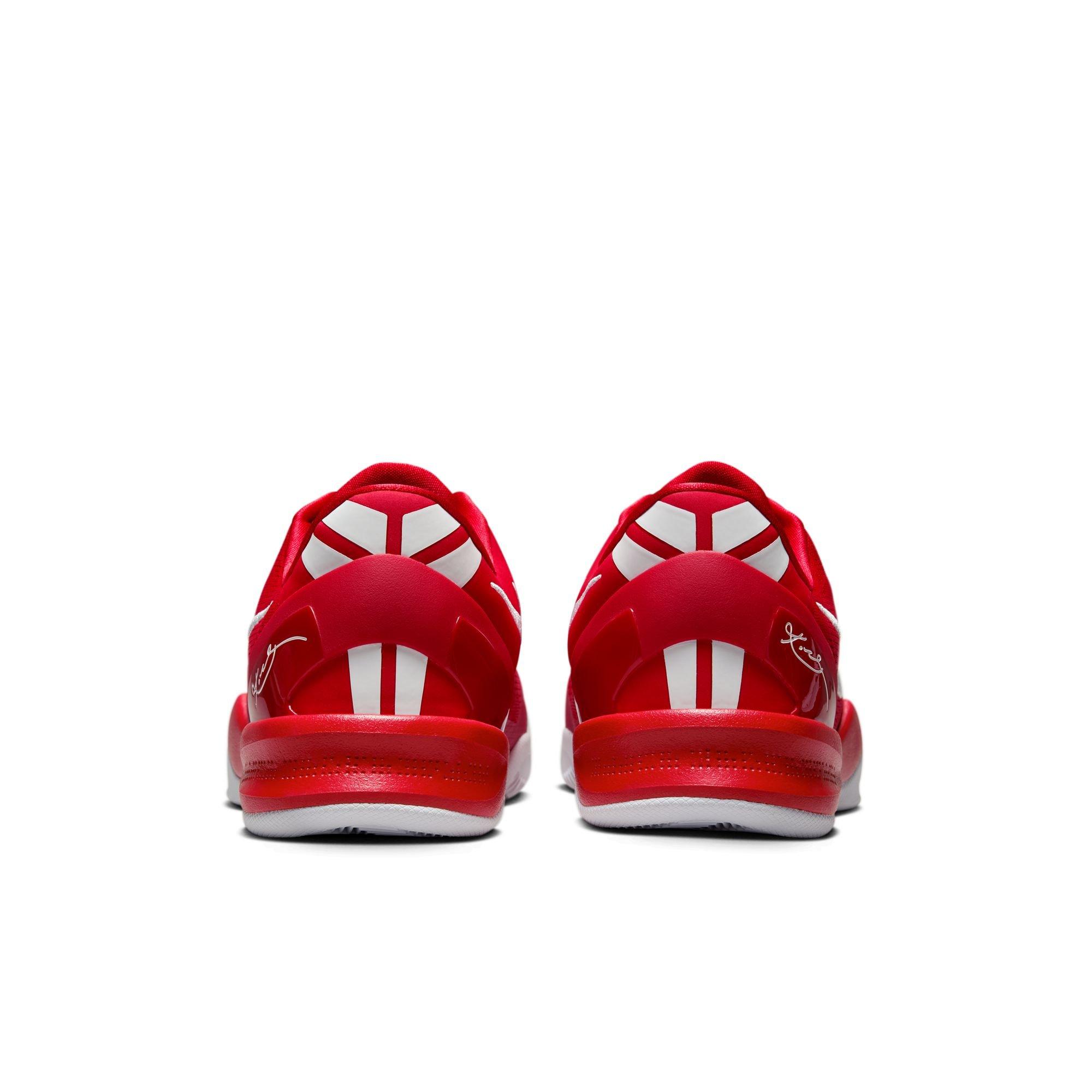Nike Kobe 8 Protro "University Red" Men's Basketball Shoe - UNIVERSITY RED/WHITE Thumbnail View 8