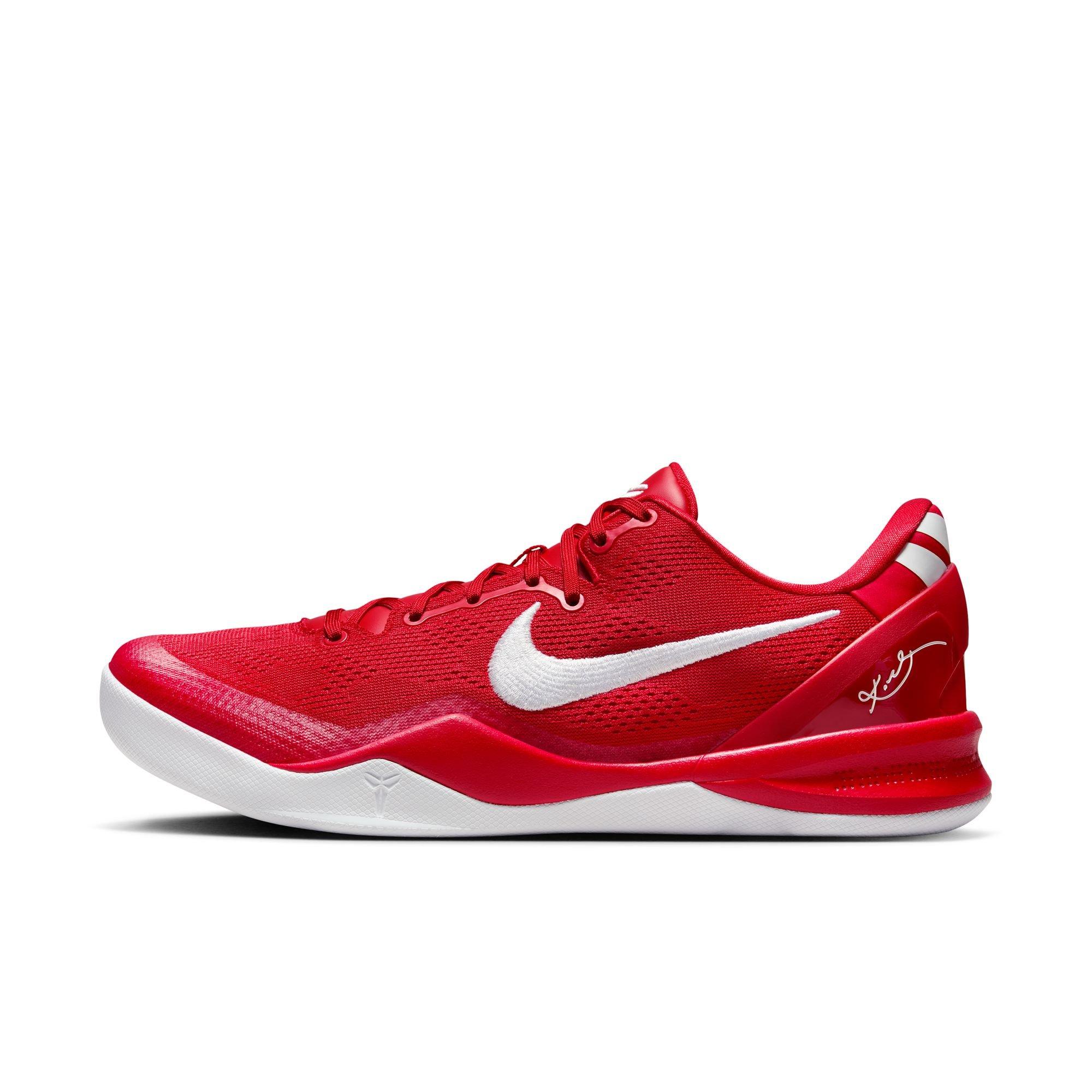 Nike Kobe 8 Protro "University Red" Men's Basketball Shoe - UNIVERSITY RED/WHITE Thumbnail View 6