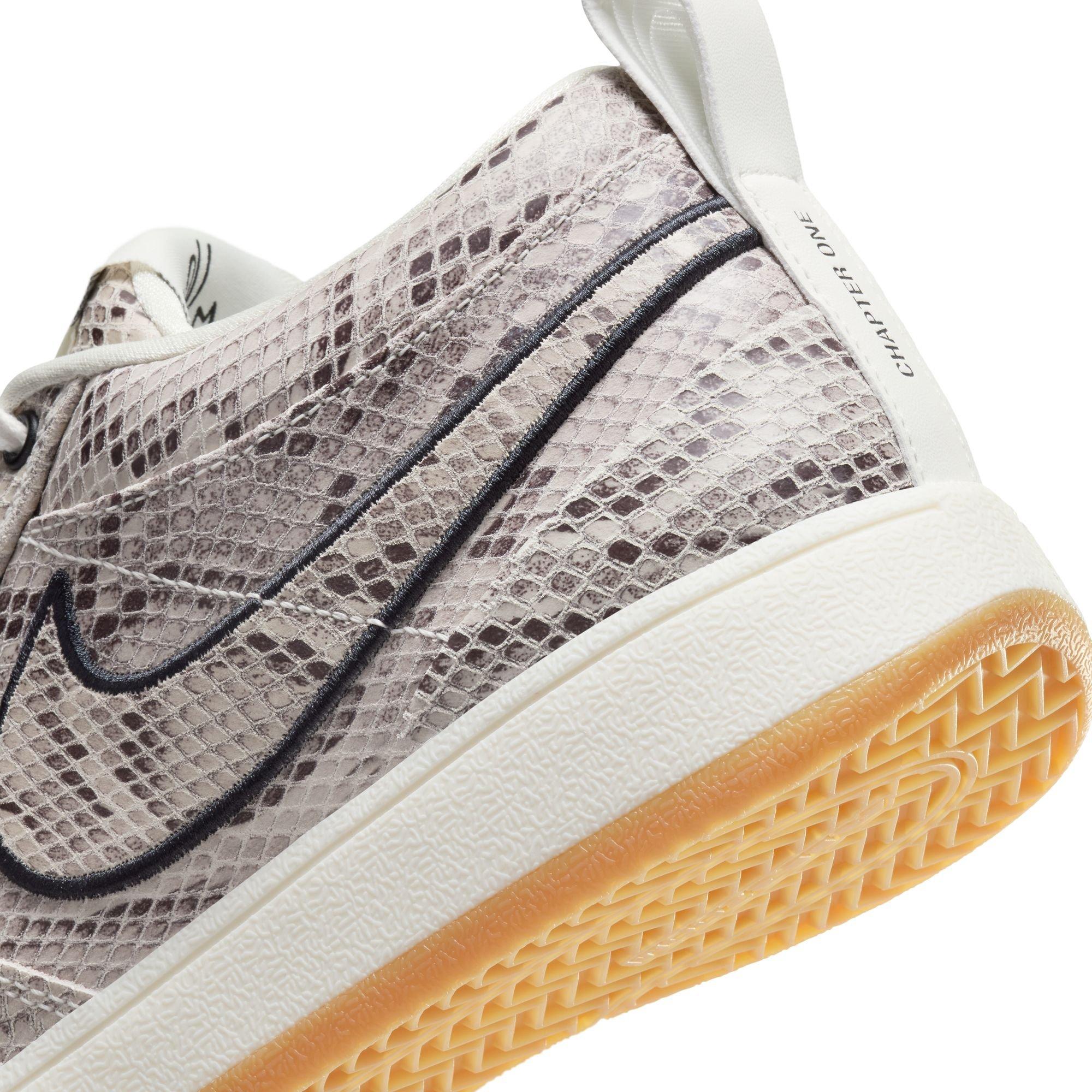 Nike Book 1 Leather "Python" Men's Basketball Shoe - OREWOOD BROWN/BLACK/WHITE Thumbnail View 4