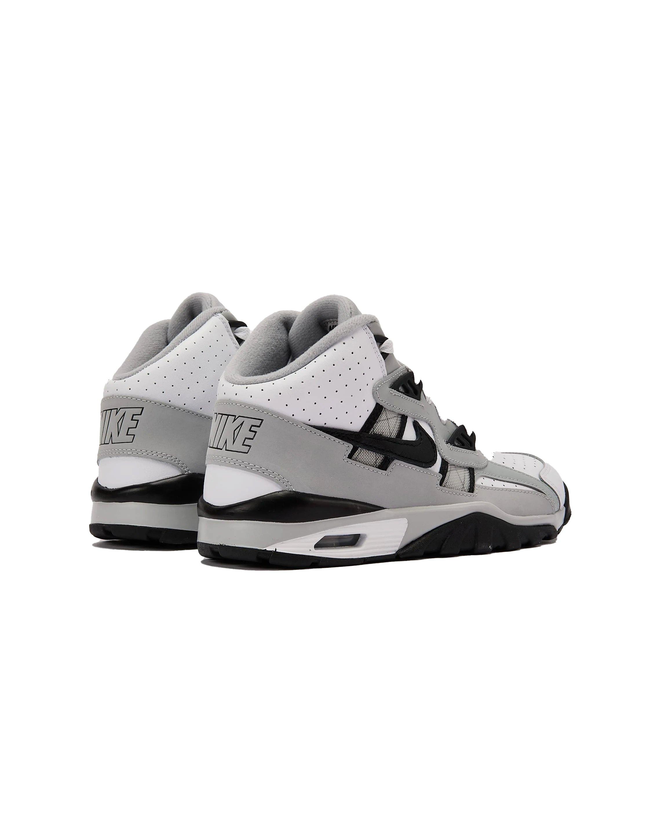 Nike Air Trainer SC "White/Black/Lt Smoke Grey" Grade School Boys' Shoe - BLACK/GREY/WHITE Thumbnail View 3
