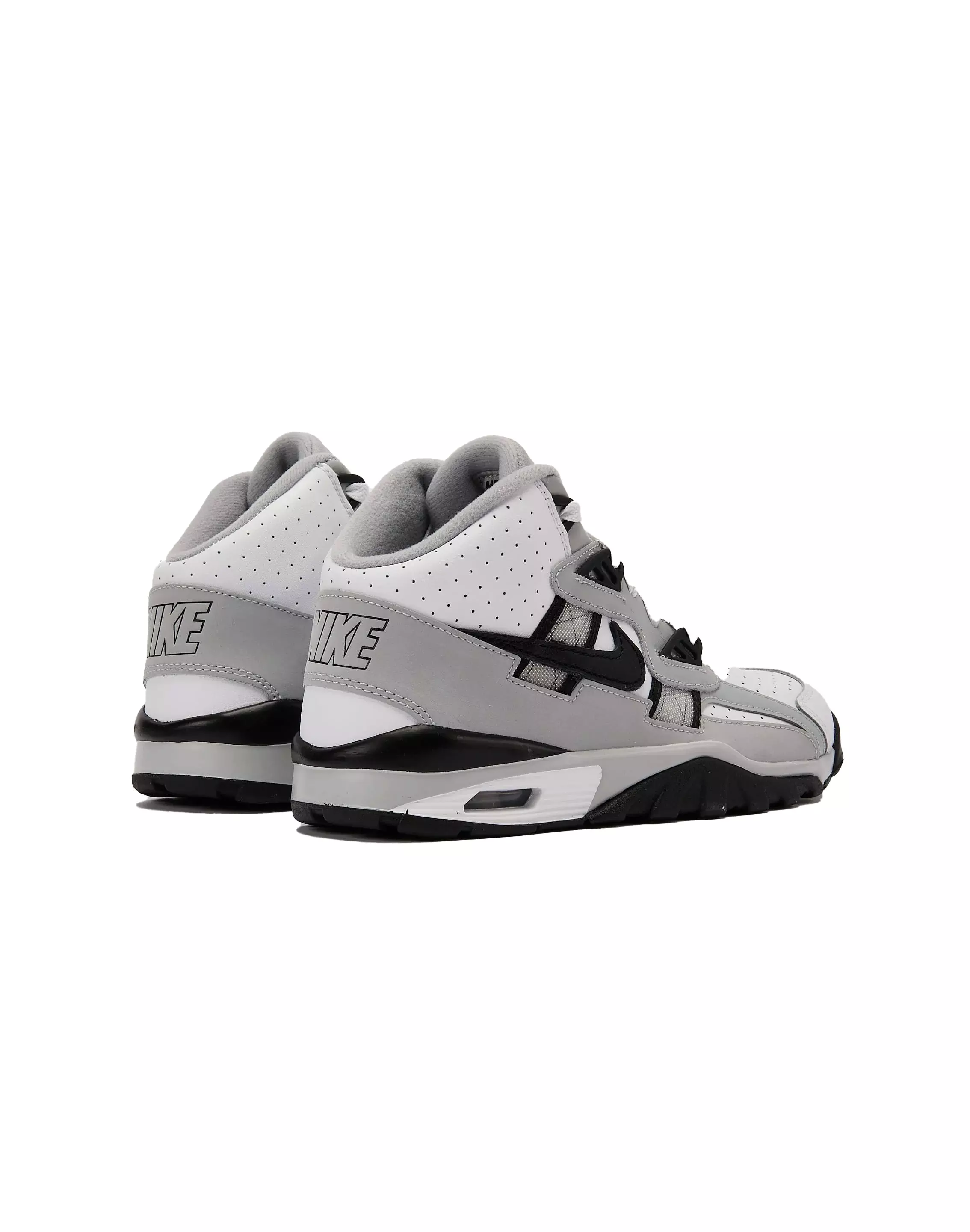 Nike Air Trainer SC "White/Black/Lt Smoke Grey" Grade School Boys' Shoe - BLACK/GREY/WHITE