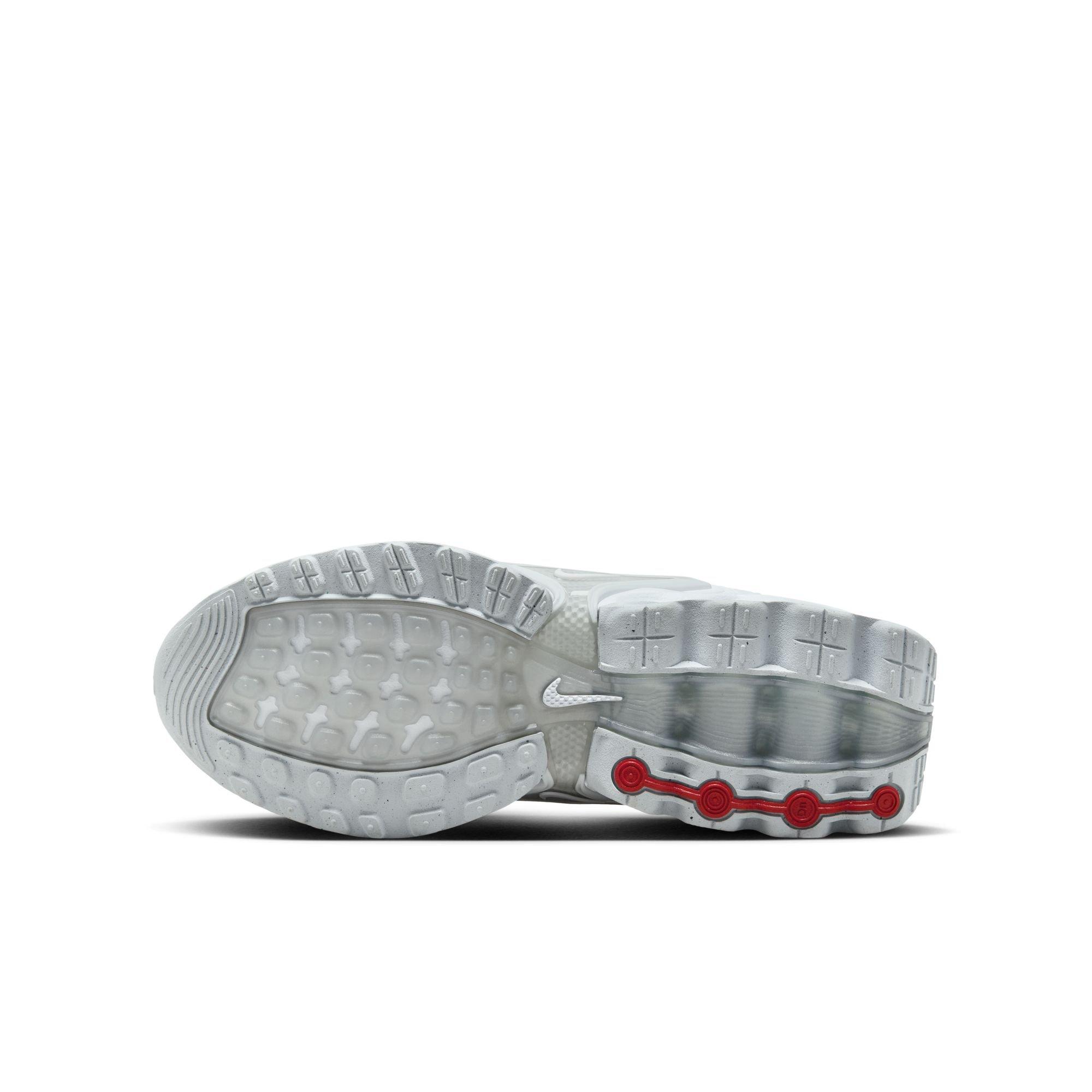 Nike Air Max Dn White Metallic Silver Grade School Boys Shoe Hibbett