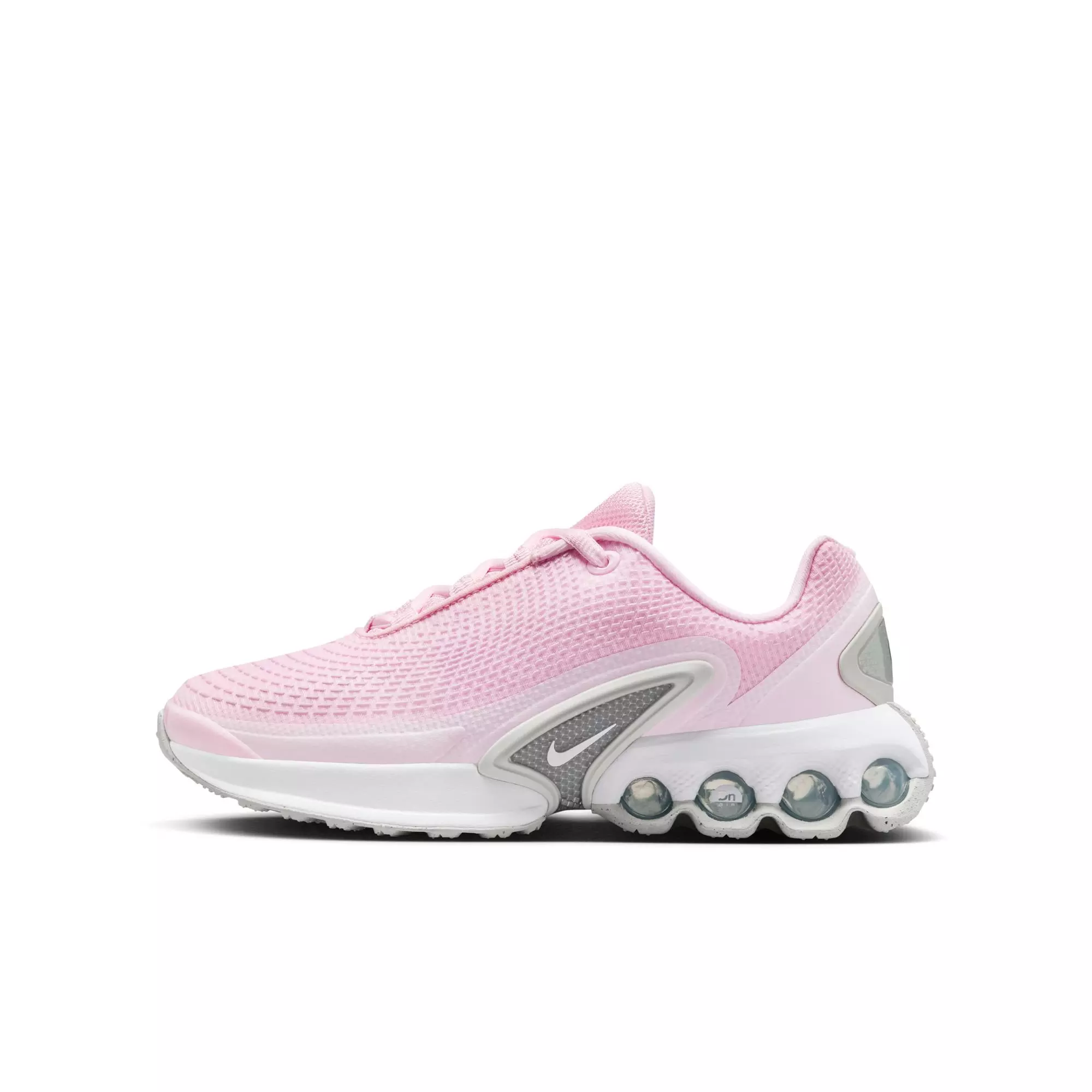 Nike Air Max Dn "Pink Foam/Metallic Silver/Pale Pink" Grade School Girls' Shoe - PINK/WHITE
