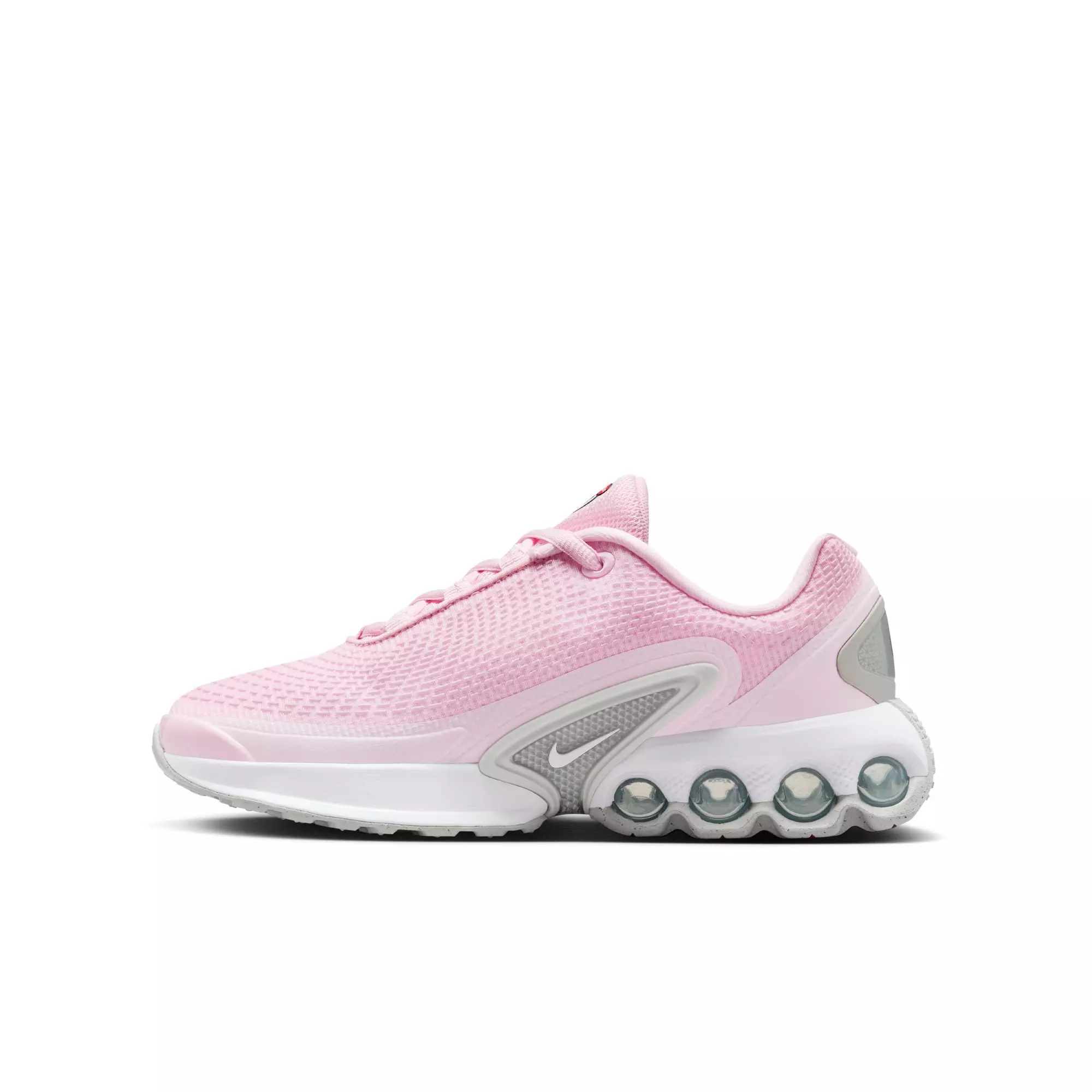 Nike Air Max Dn "Pink Foam/Metallic Silver/Pale Pink" Grade School Girls' Shoe - PINK/WHITE