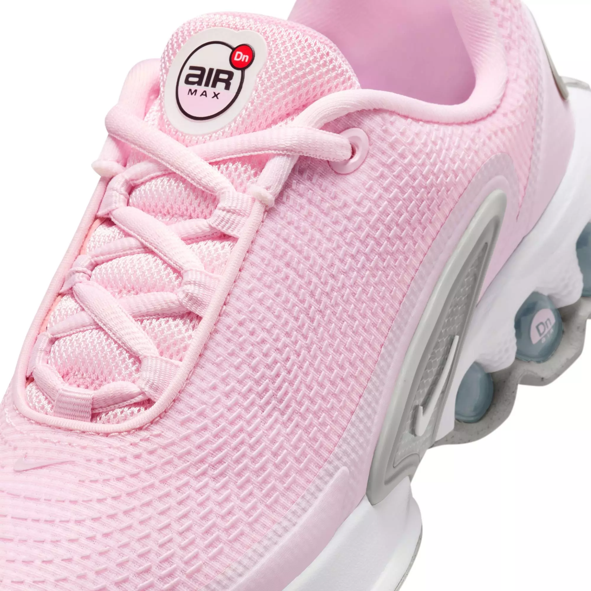 Nike Air Max Dn "Pink Foam/Metallic Silver/Pale Pink" Grade School Girls' Shoe - PINK/WHITE