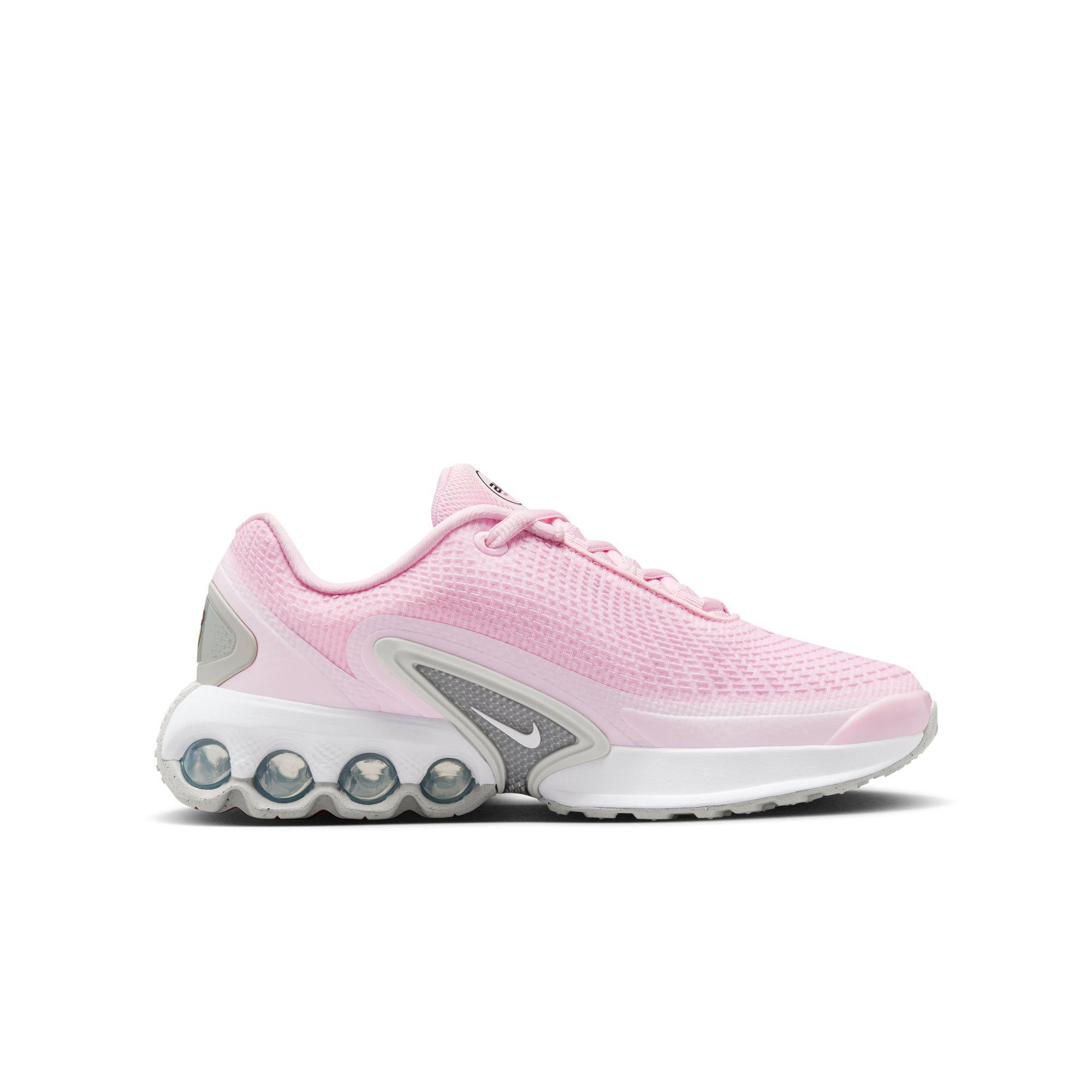 Nike Air Max Dn Pink Foam Metallic Silver Pale Pink Grade School Girls Shoe Hibbett