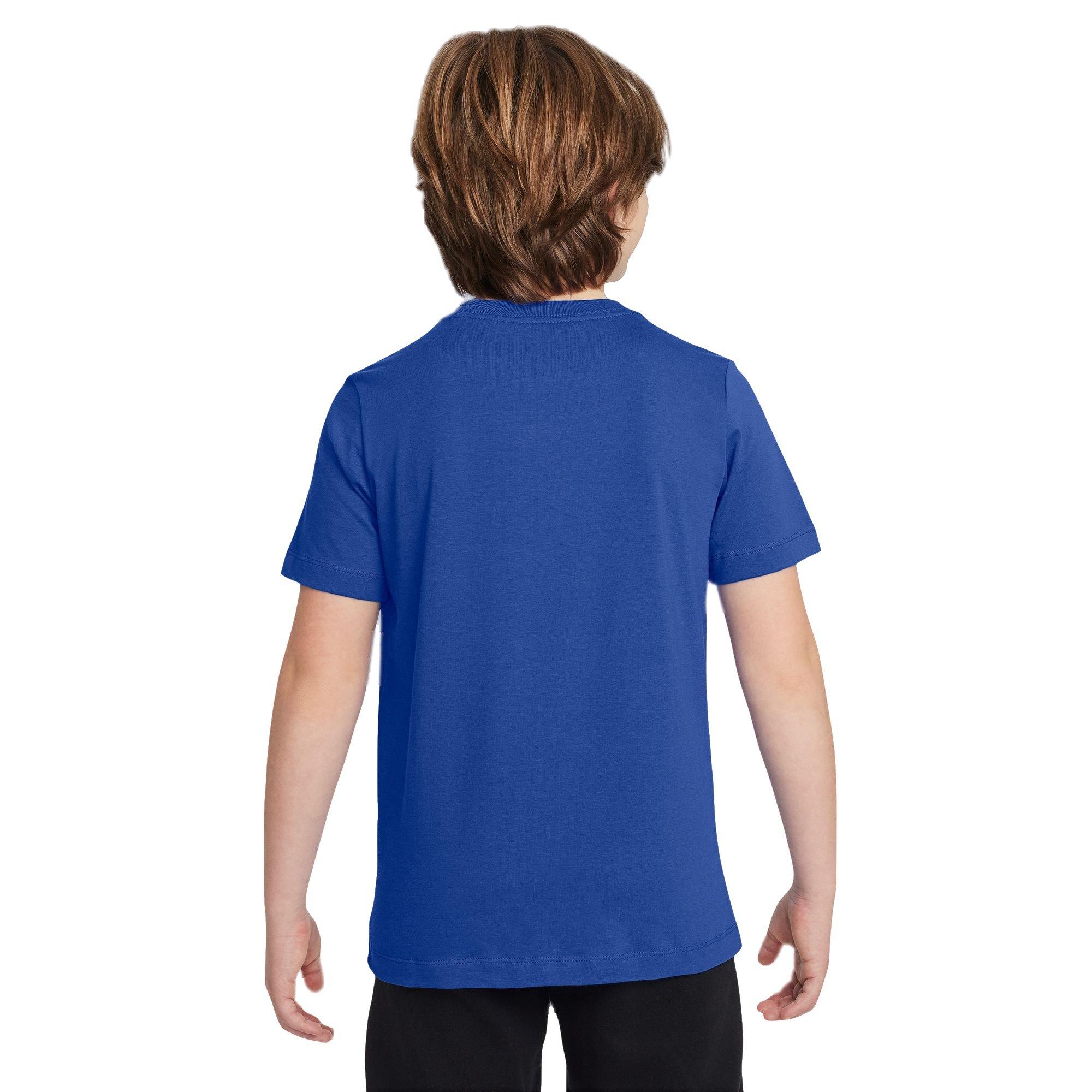 Nike Big Boys' Sportswear Futura Tee - Blue - ROYAL Thumbnail View 2