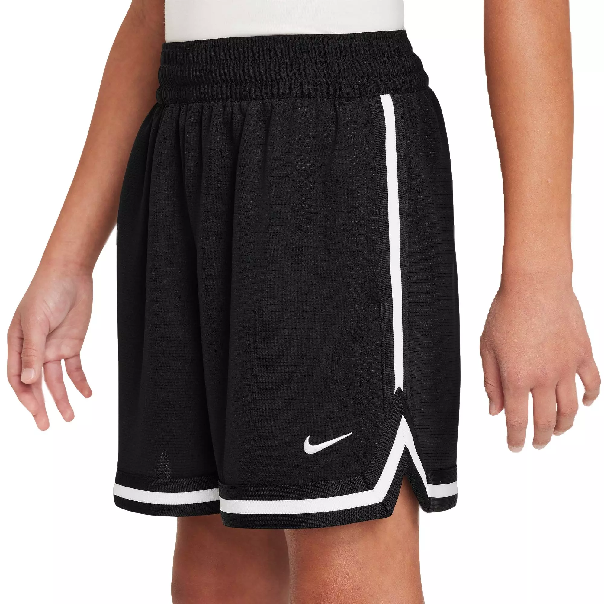 Nike Big Boys' DNA Basketball Shorts - BLACK/WHITE