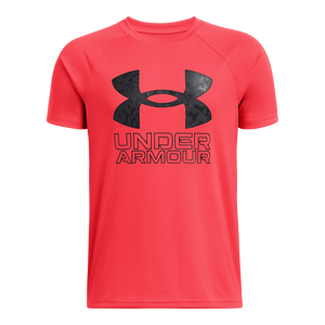 Under Armour Big Boys' Tech Hybrid Print Tee