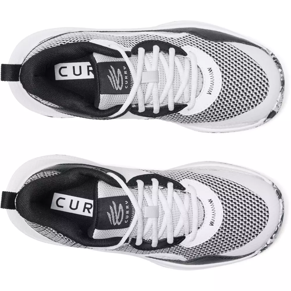 Under Armour Curry 3Z 24 "White/Black" Grade School Boys' Basketball Shoe - WHITE/BLACK/GREY
