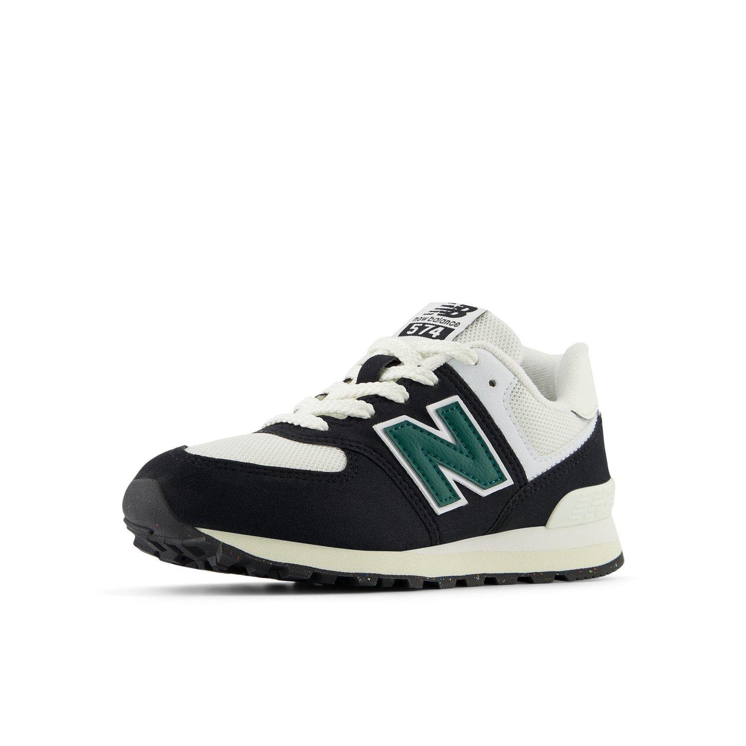 New Balance 574 Preschool Boys' "​Black/Green" Shoe